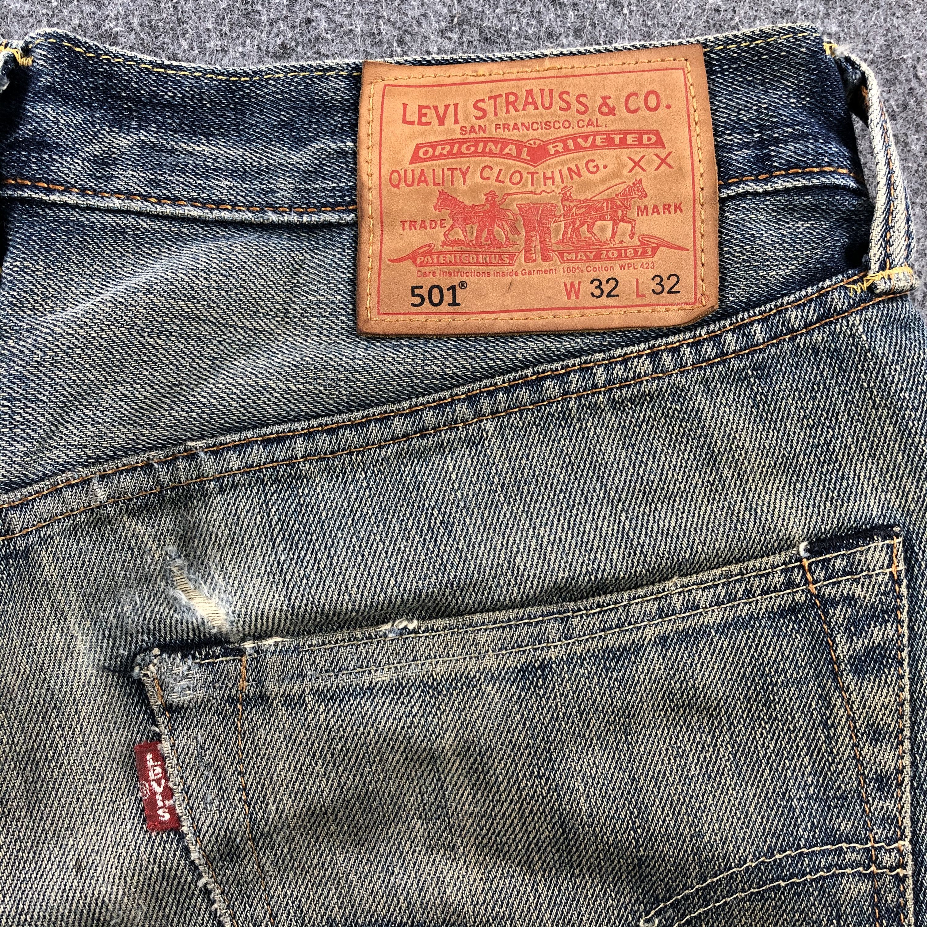 Levi's Vintage Rusty Levis 501 Jeans-JM949 Size US 33 - 6 Thumbnail