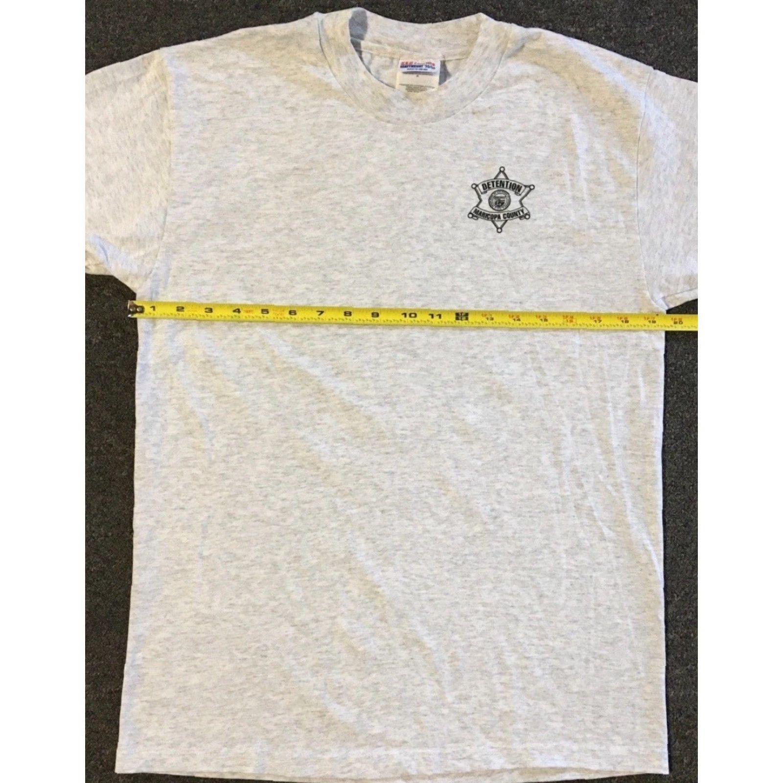 Vintage VINTAGE 90s Maricopa County Detention Officer Academy Shirt M Arizona Police College Shirt Graphic Tee Mens Gray Size US M / EU 48-50 / 2 - 7 Thumbnail
