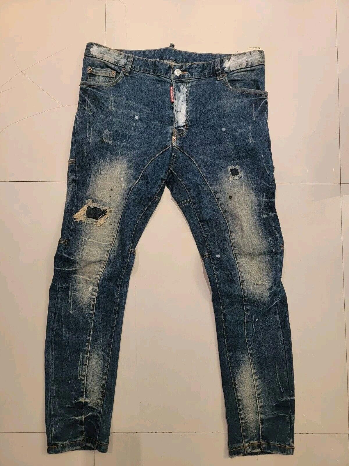 Polo Ralph Lauren POLO Ralph Mens Sullivan Slim Patchwork Denim Jeans Size US 31 - 6 Thumbnail
