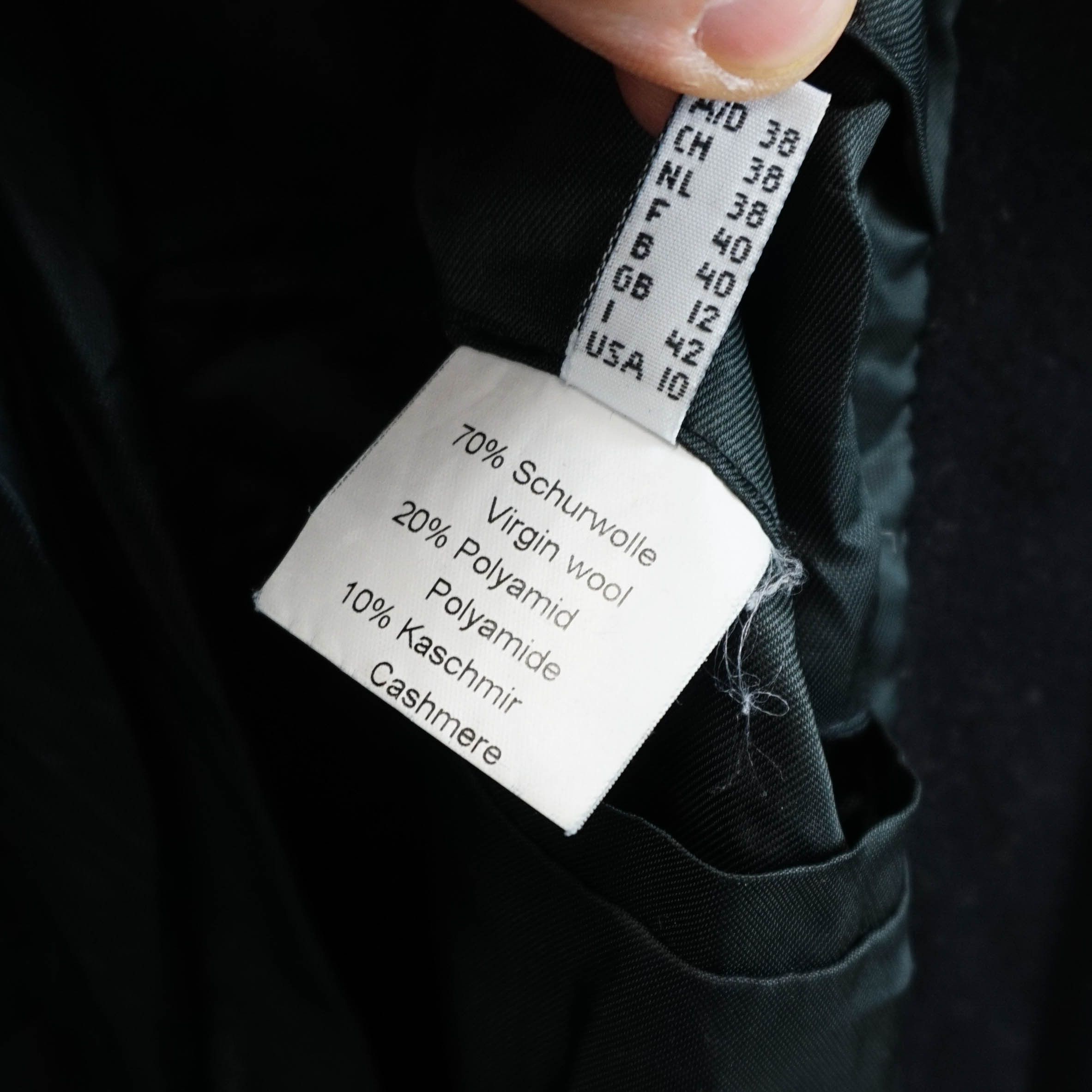 Vintage ERICH FEND Cashmere/Wool Coat Size M / US 6-8 / IT 42-44 - 8 Thumbnail