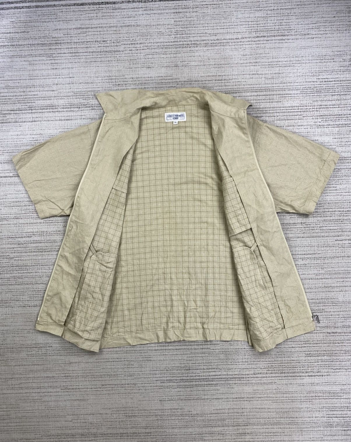 Japanese Brand × Kansai Yamamoto Vintage Kansai Yamamoto Homme Zipper Shirt Jacket Size US M / EU 48-50 / 2 - 5 Thumbnail