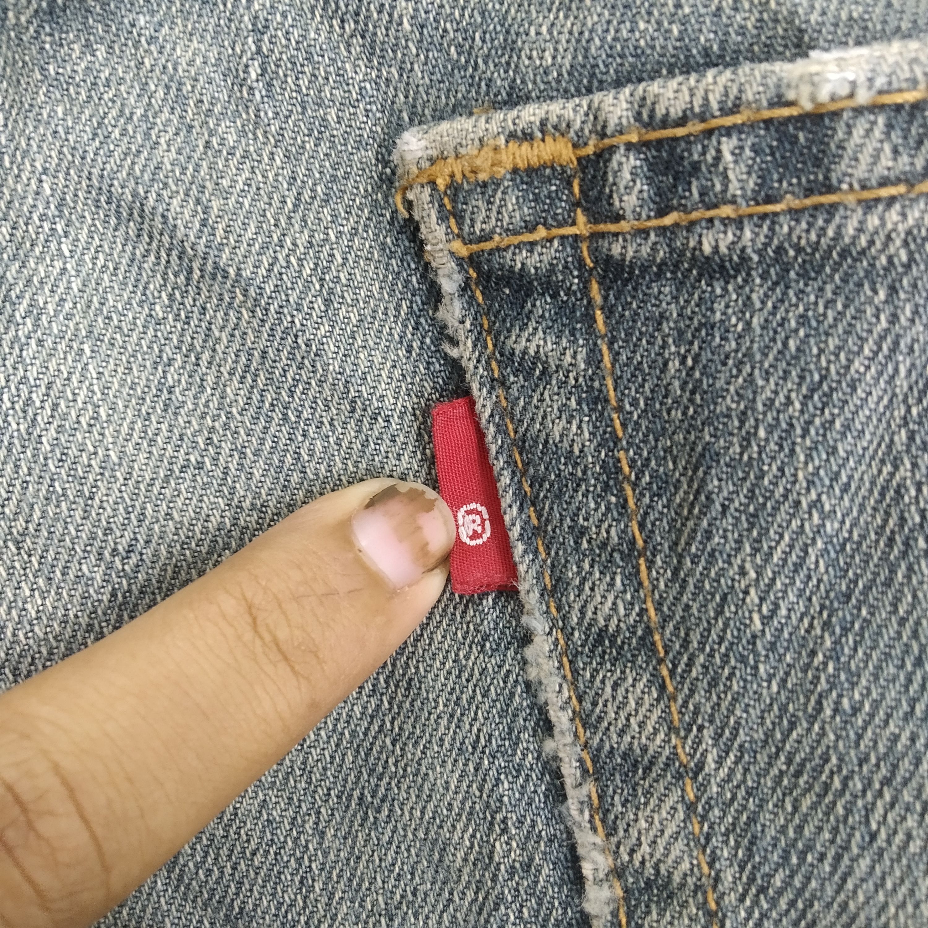 Jean Vintage Levi's 559 Single R Stone Wash Destroy Ripped Denim Size US 36 / EU 52 - 9 Thumbnail