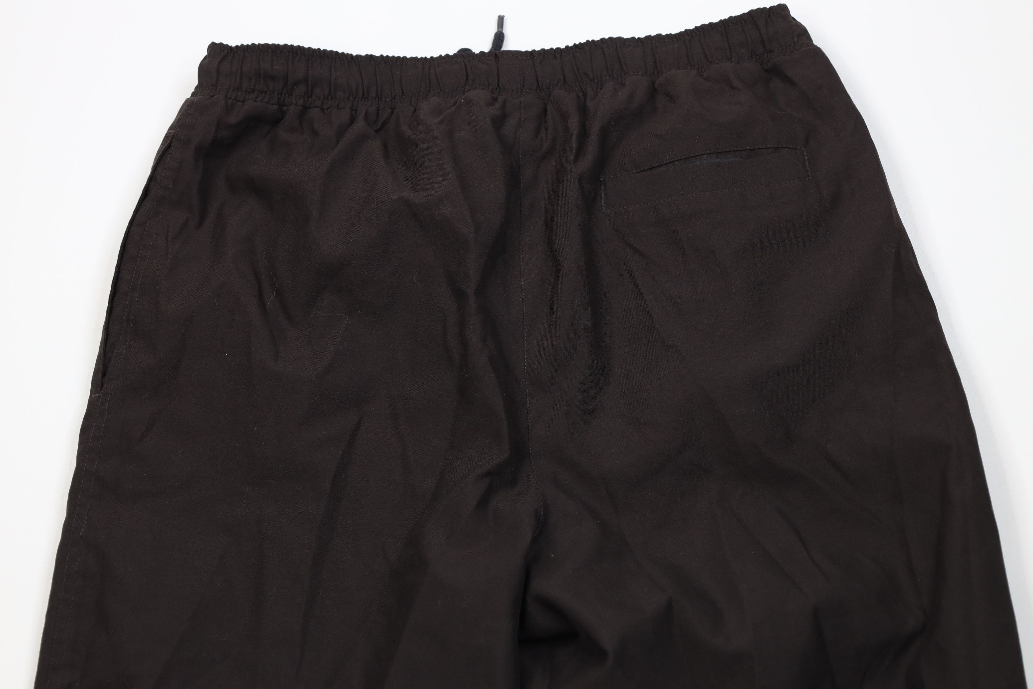 Vintage Vintage 90s Streetwear Microfiber Joggers Pants Dark Brown Size US 36 / EU 52 - 9 Thumbnail