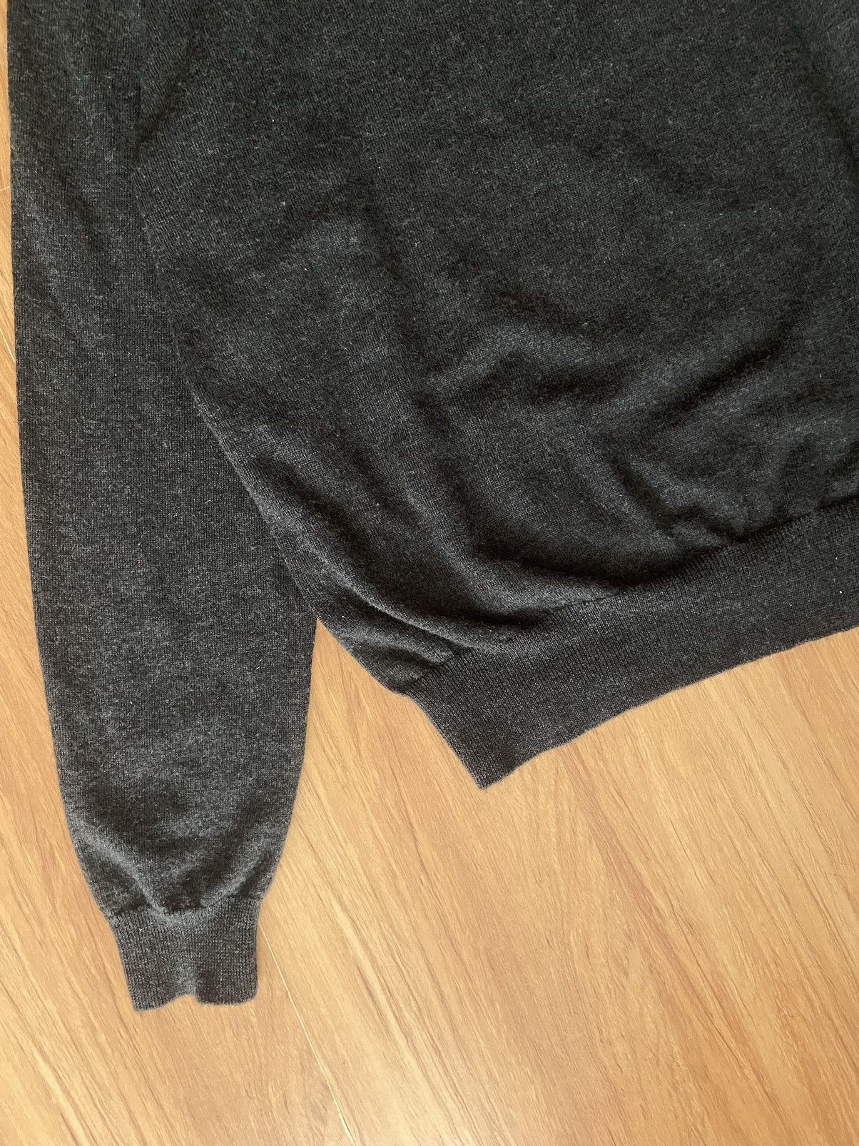 Polo Ralph Lauren Polo Ralph Lauren Merino Wool Crewneck Sweater Dark Grey Size US L / EU 52-54 / 3 - 3 Thumbnail