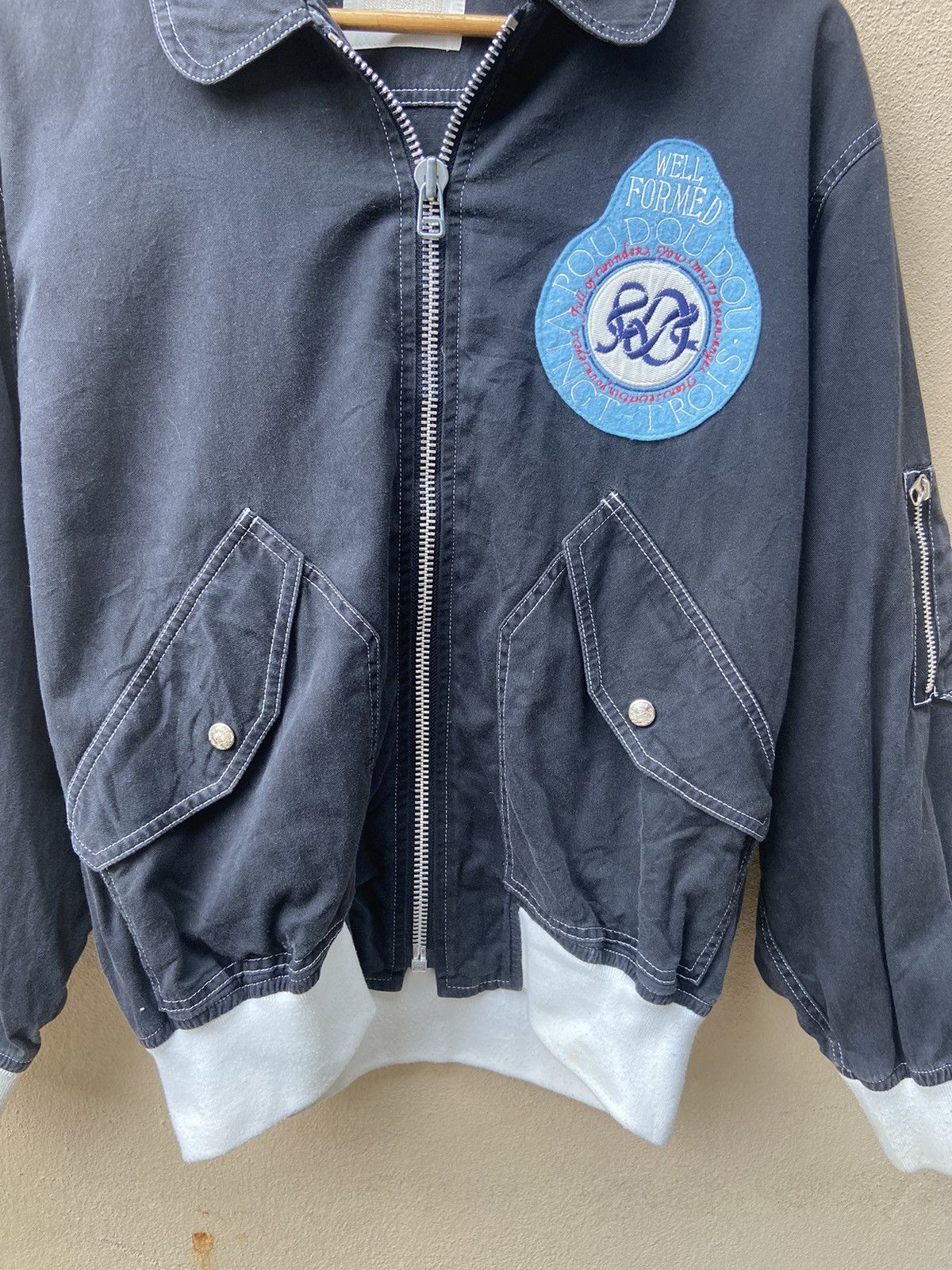 Japanese Brand 🔥 Vintage 80s Vintage Pou Dou Dou jacket street fashion Size US L / EU 52-54 / 3 - 4 Thumbnail