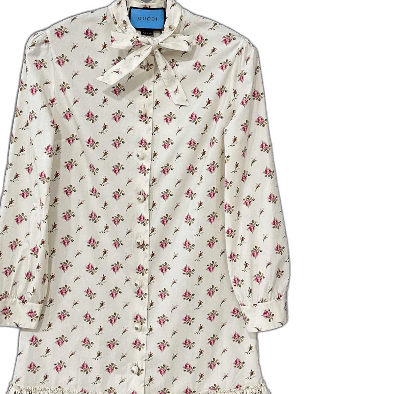 Cherry Print Bow Tie Dress by Gucci-2505