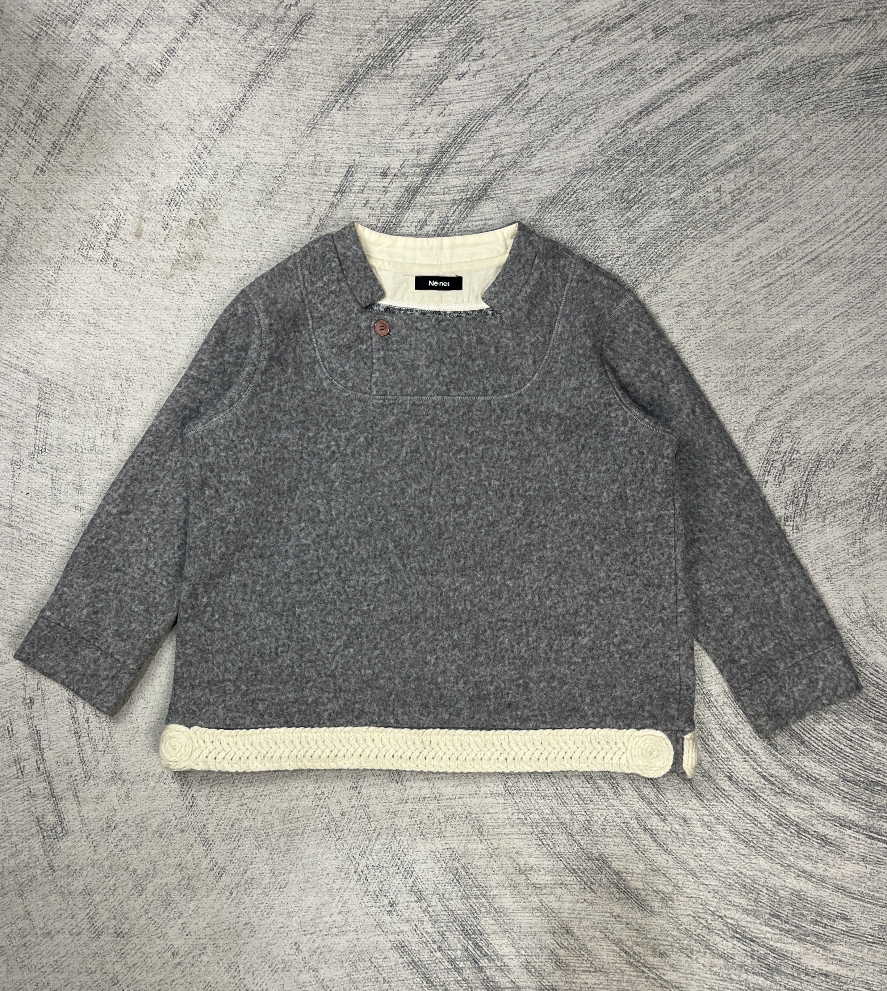 Ne-Net Ne-Net Grey Sweater Size XS / US 0-2 / IT 36-38 - 1 Thumbnail