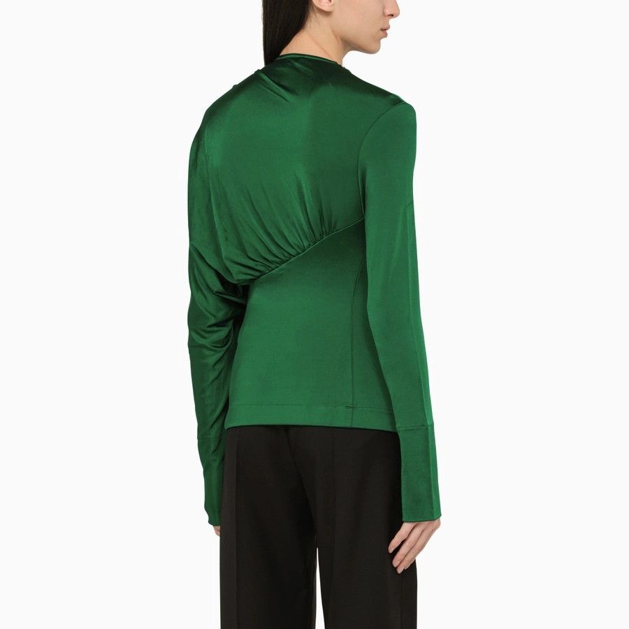 Victoria Beckham o1d2blof1124 Viscose Sweater in Green Size XS / US 0-2 / IT 36-38 - 3 Thumbnail