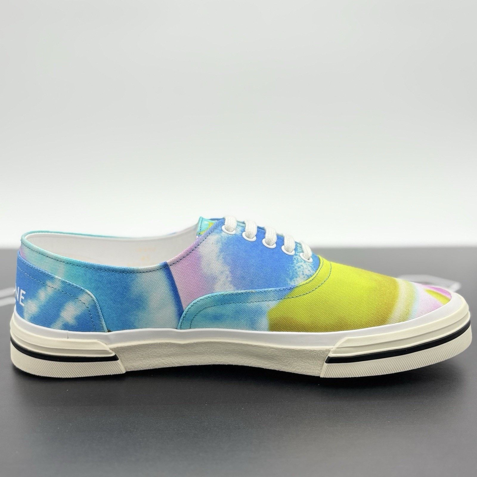 Celine Celine Canvas Print Low Sneaker ' Tie Dye ' | NEW! Size US 12 / EU 45 - 10 Thumbnail