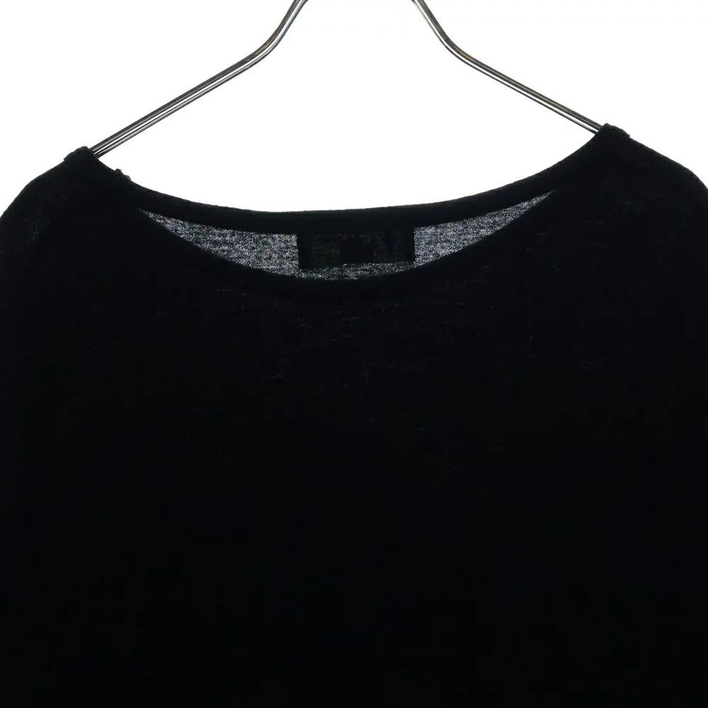 Yohji Yamamoto Yohji Yamamoto POUR HOMME // 17AW Wool Jersey Logo Knit Top Size US L / EU 52-54 / 3 - 4 Thumbnail