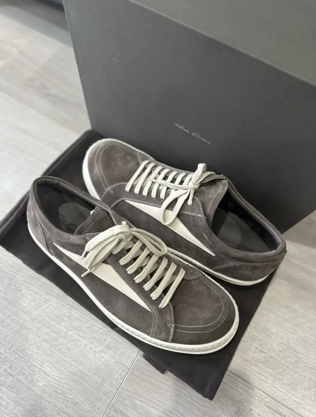 Rick Owens RICK OWENS VINTAGE SNEAKER DUST Size US 12 / EU 45 - 2 Thumbnail
