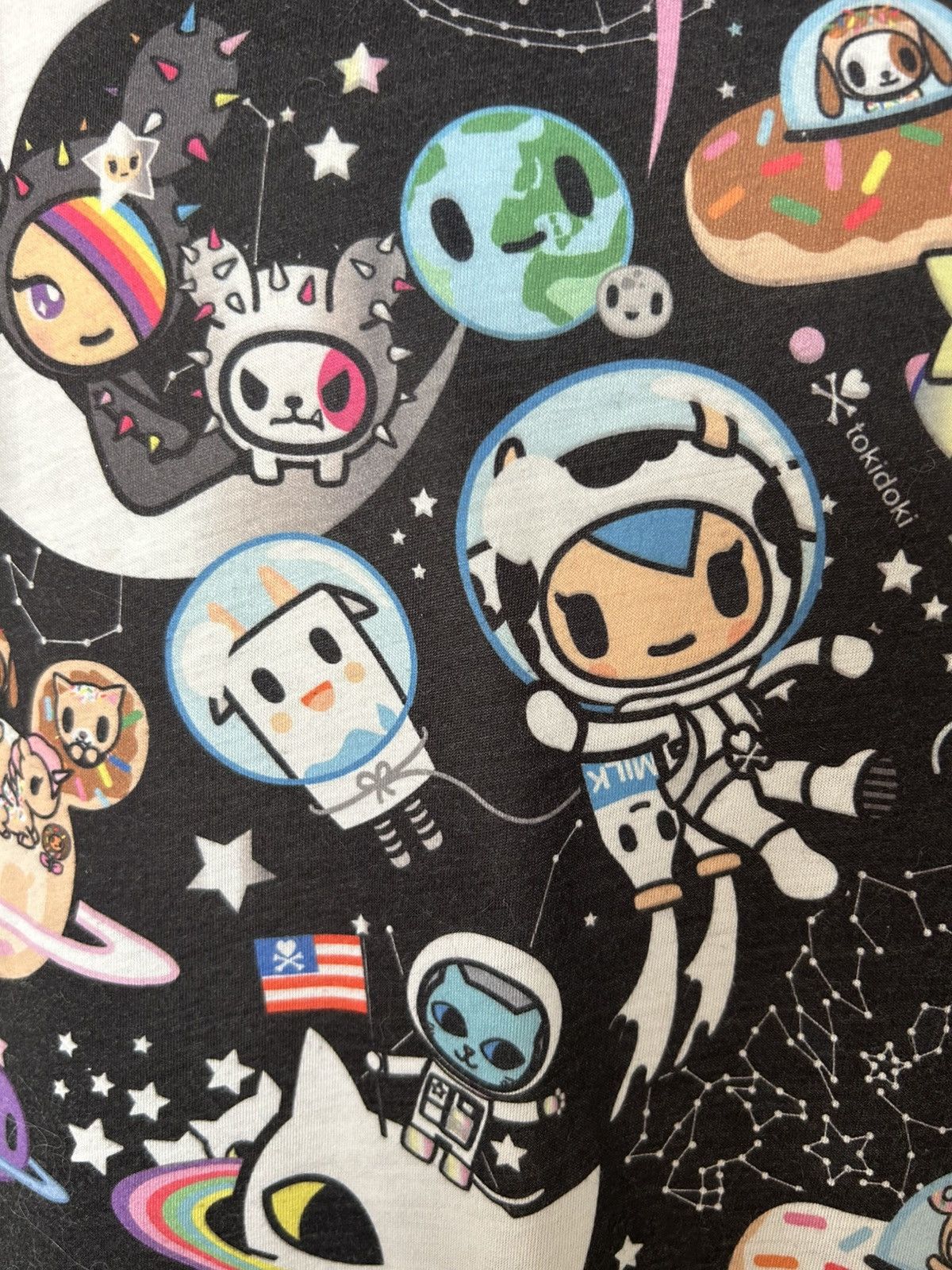 tokidoki Tee: adorable allover space tokidoki anime shirt xl Size XL / US 12-14 / IT 48-50 - 3 Thumbnail