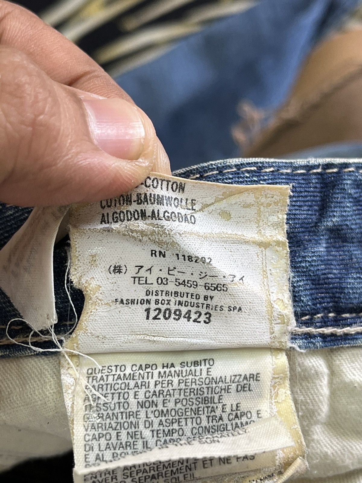If Six Was Nine Vintage Replay Flare Faded Denim Size US 31 - 15 Thumbnail