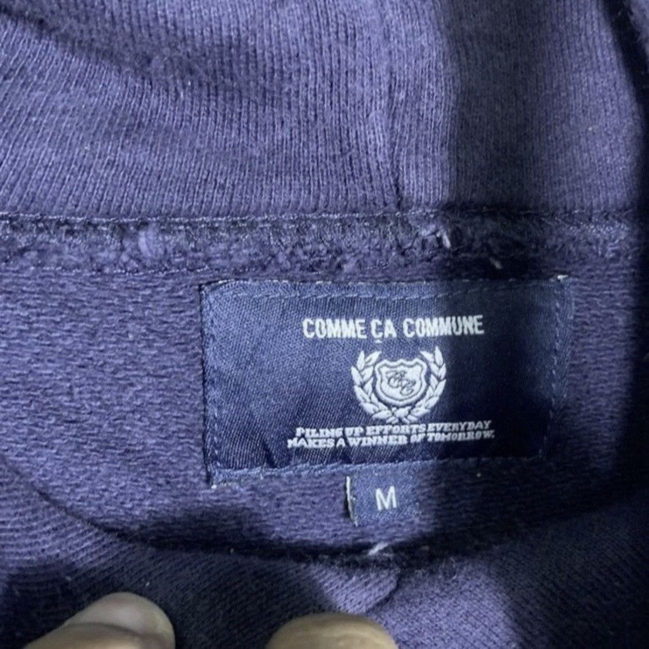 Comme Ca Ism comme ca commune hoodies big logo embroidered Size US M / EU 48-50 / 2 - 2 Thumbnail