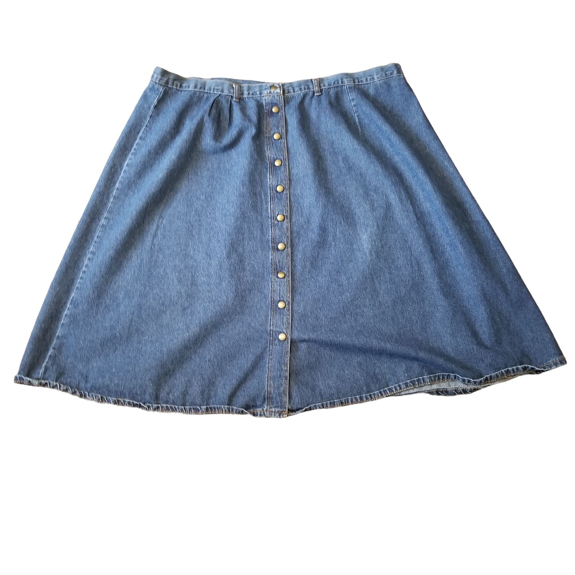 Other Hunters Run Vintage Snap Down A Line Skirt Western Yellowsto Size 42" / US 20 - 1 Thumbnail
