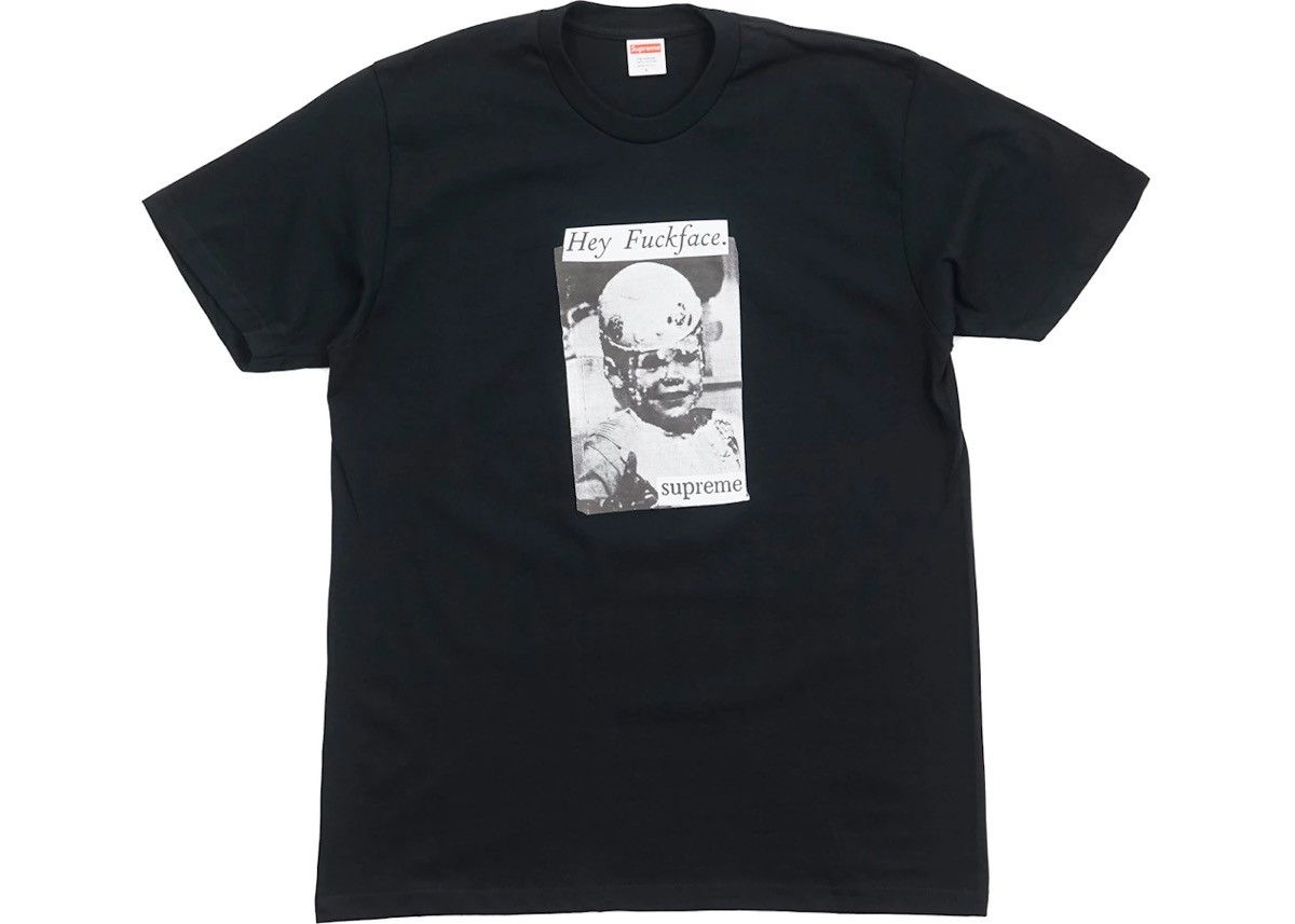 Supreme Fuck Face Tee Medium Black