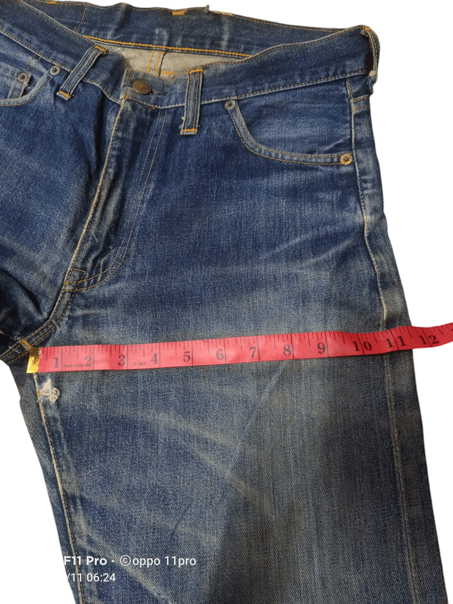 4GSELLER × Levi's Vintage Clothing Levis Vintage Clothing 551Z XX Trashed Red Selvedge Size US 30 / EU 46 - 6 Thumbnail