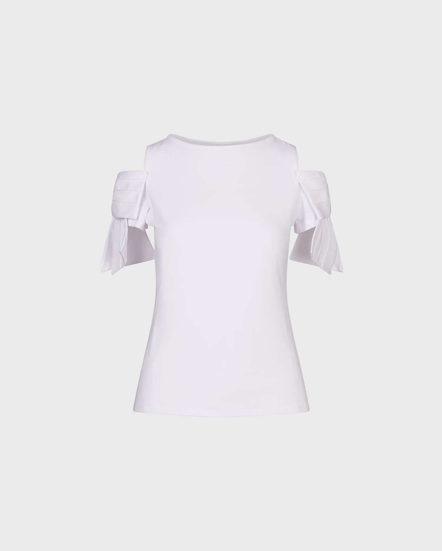 Designer Anne Fontaine White Top Blouse Size XS / US 0-2 / IT 36-38 - 3 Thumbnail