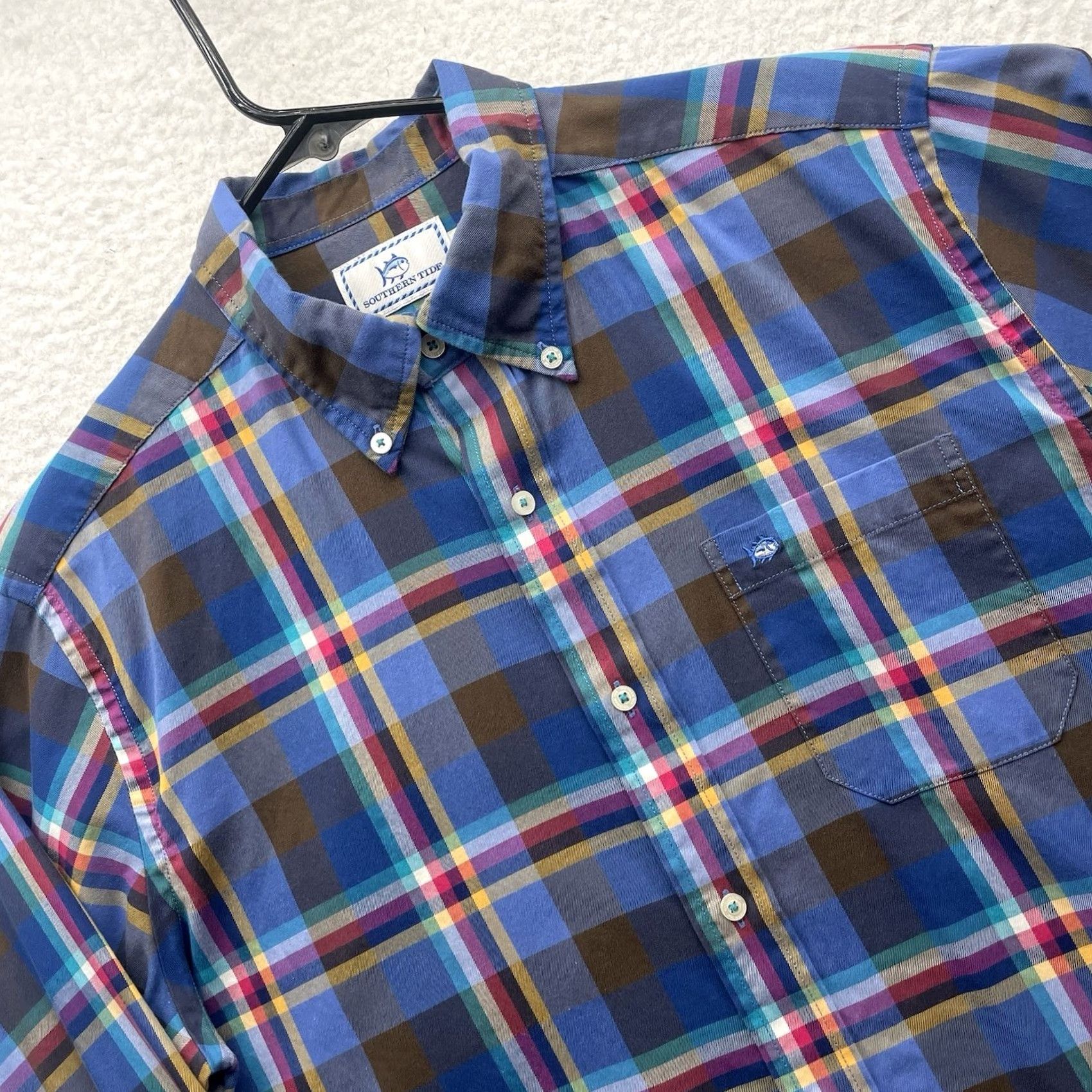 Southern Tide Southern Tide Shirt Mens M Classic Fit Multicolor Plaid Button-Up Casual Preppy Capstone Size US M / EU 48-50 / 2 - 2 Thumbnail