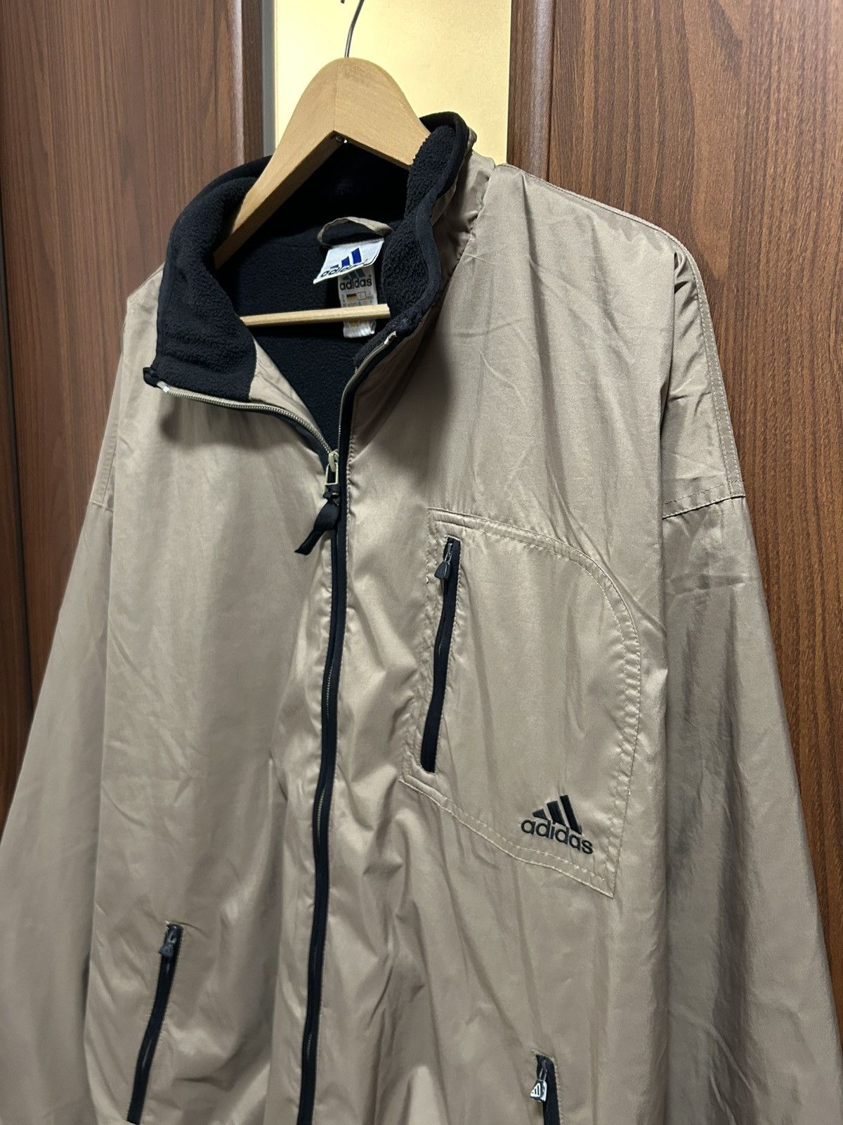 Adidas Vintage 90’s Adidas Small Logo Fleece lining Jacket retro Size US L / EU 52-54 / 3 - 2 Thumbnail