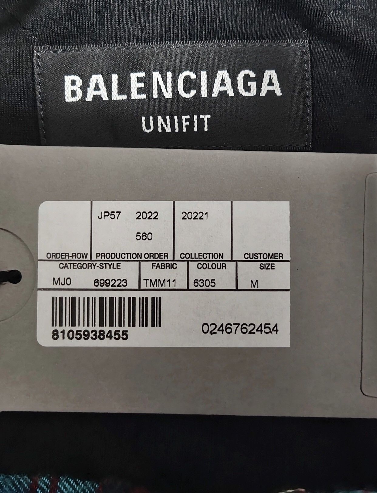 Balenciaga Balenciaga 22ss flannel rendered gradient hooded jacket Size US M / EU 48-50 / 2 - 4 Thumbnail