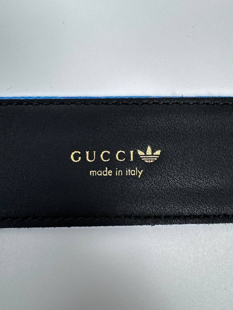 Gucci Gucci Adidas GG Monogram leather belt Size 30 - 9 Thumbnail