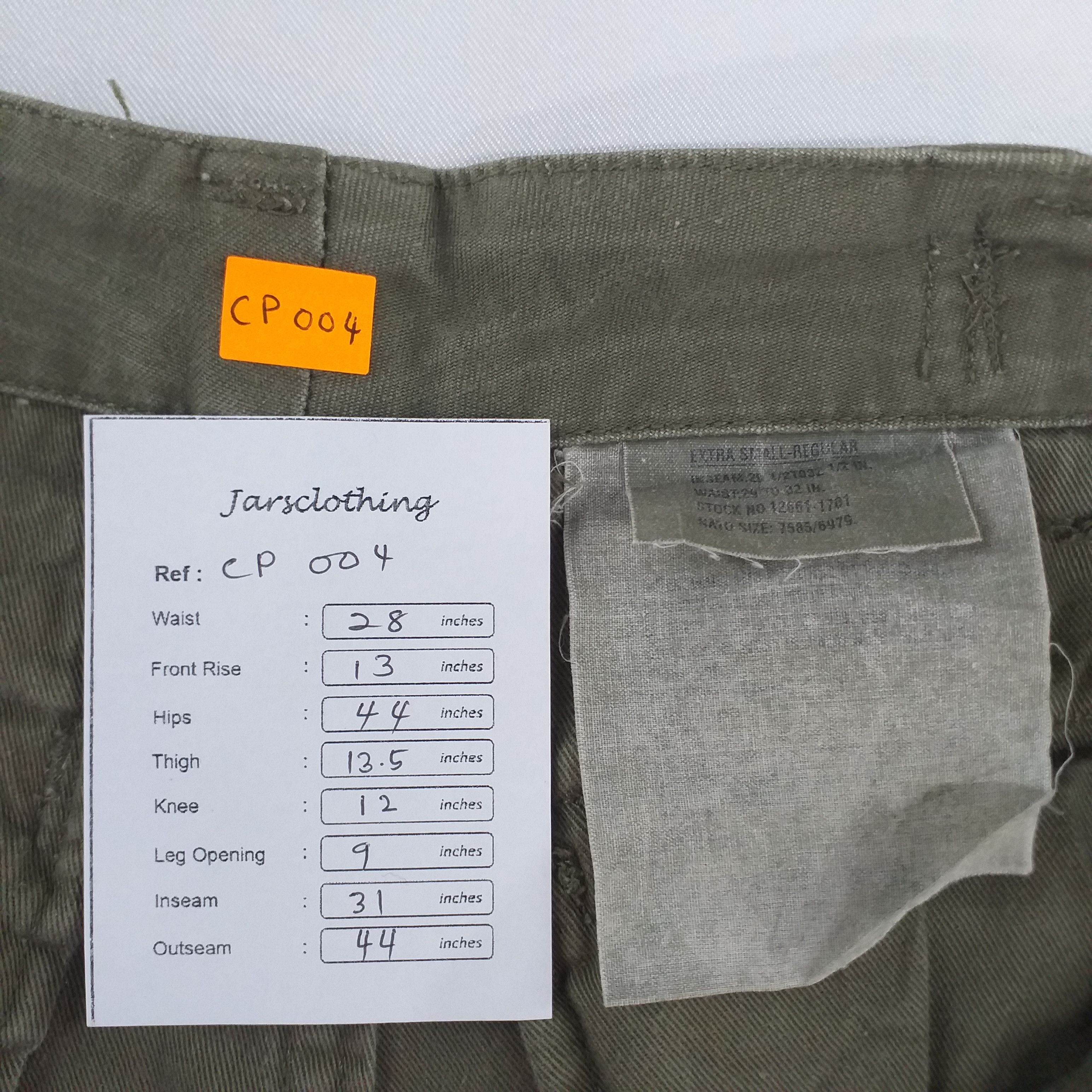 Japanese Brand Vintage Military Cargo Multi Pocket Pants -CP004 Size US 28 / EU 44 - 12 Thumbnail