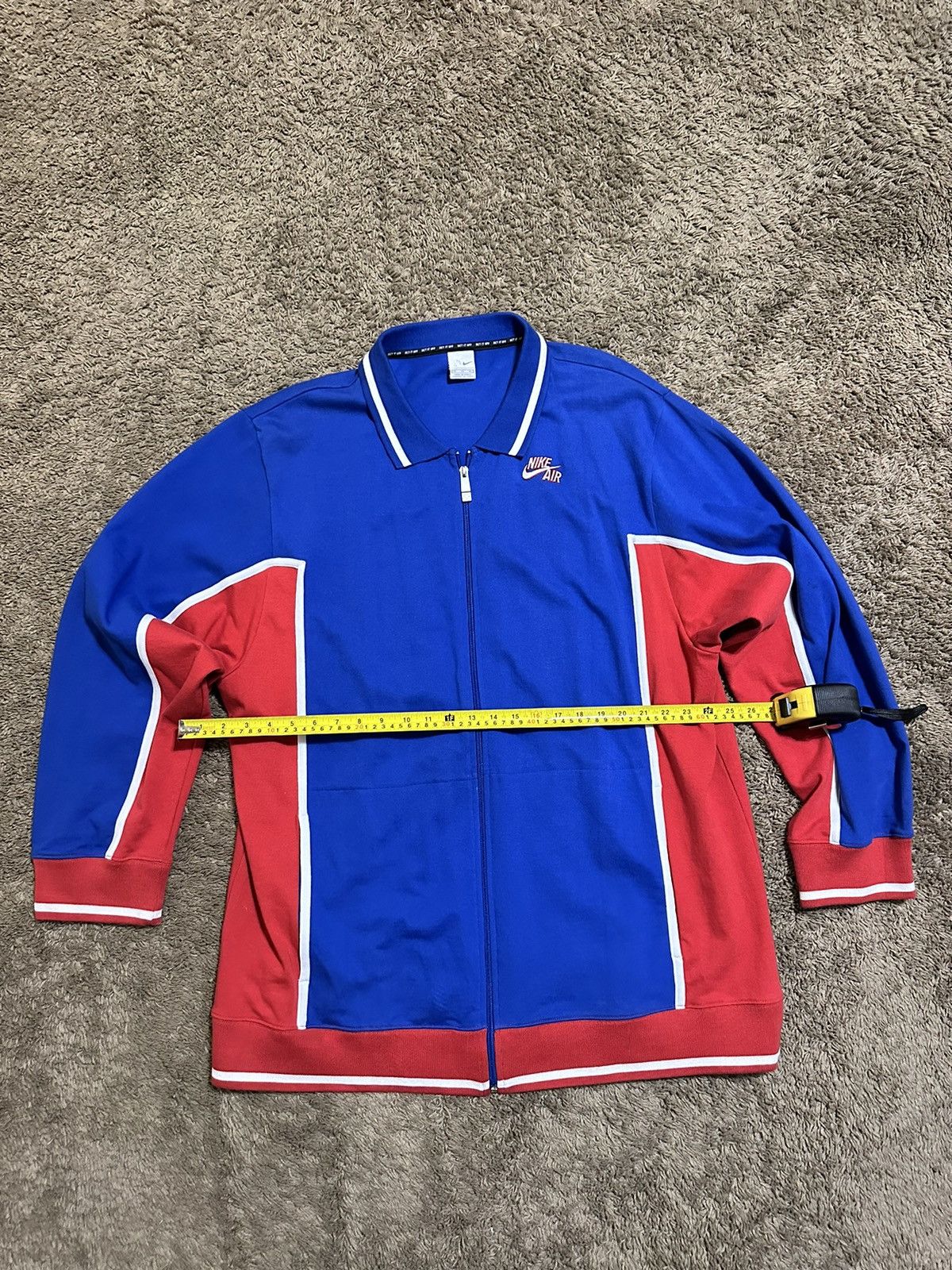 Nike × Vintage Vintage Nike Air “blue red white” shirt 00s size XL Size US XL / EU 56 / 4 - 5 Thumbnail