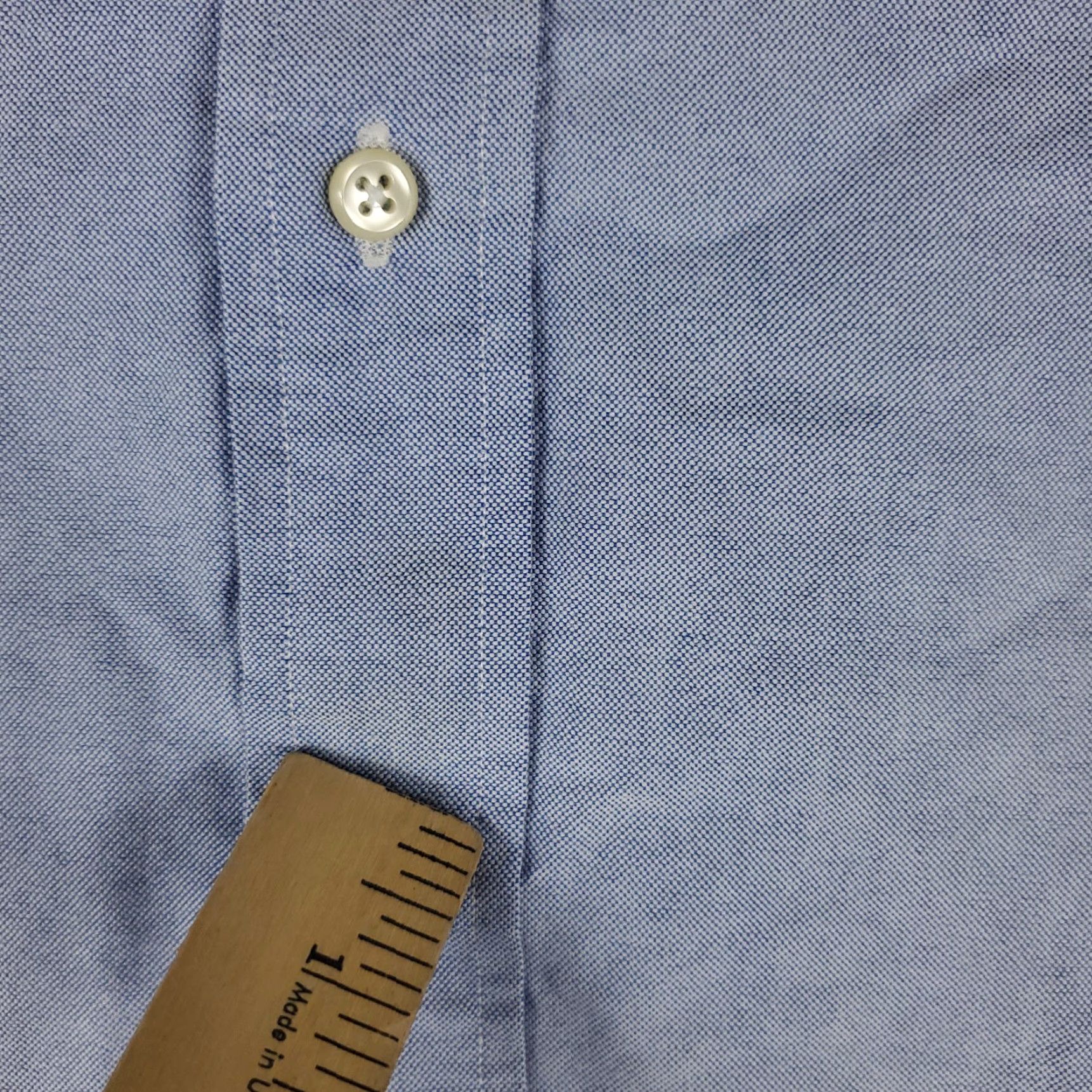 Ralph Lauren Ralph Lauren Shirt Mens 16.5 Blue Pony Dress Button Up Long Sleeve Size 46R - 3 Thumbnail