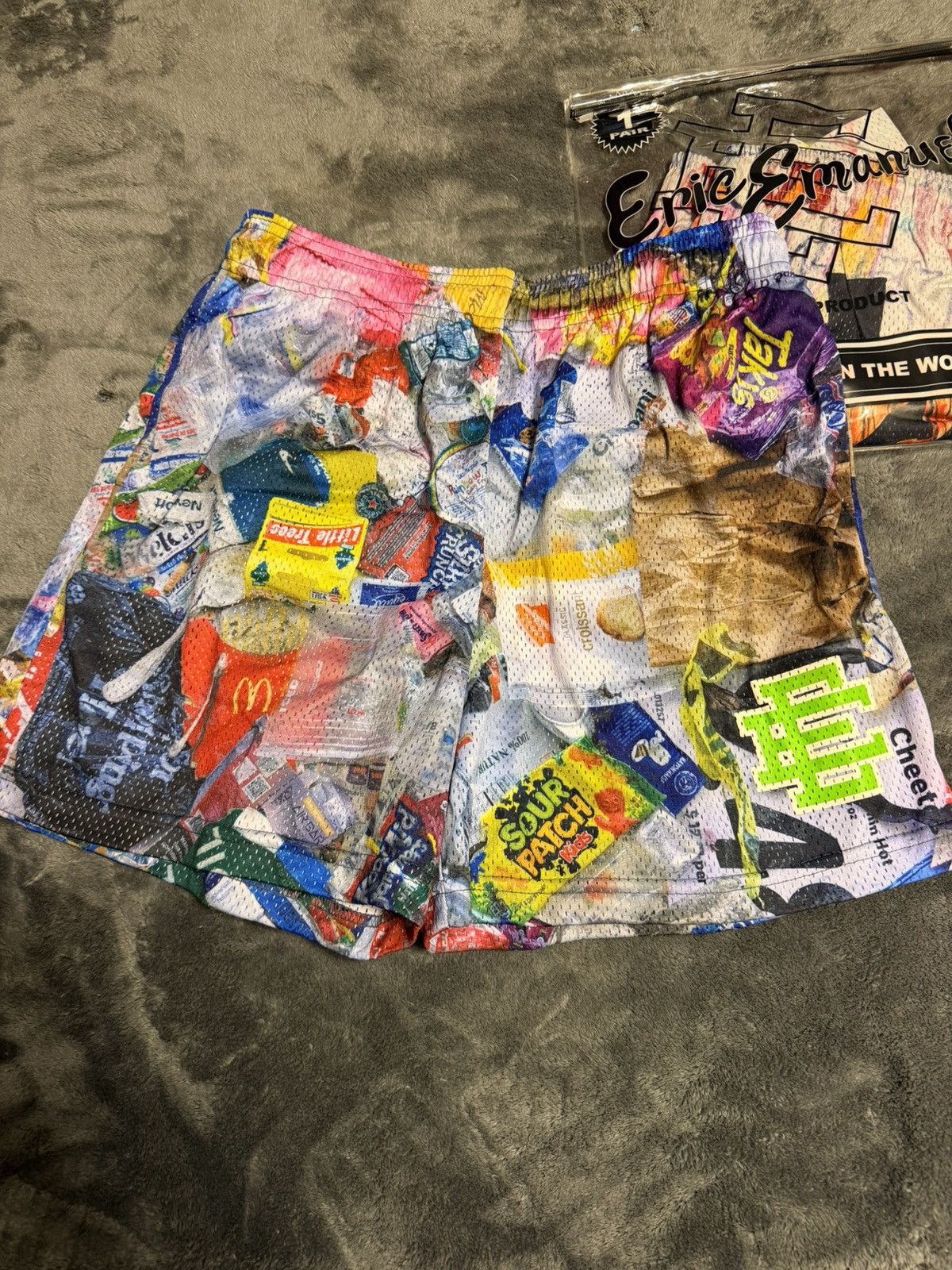 Asspizza × Eric Emanuel Eric Emanuel x Asspizza mesh shorts Size US 38 / EU 54 - 8 Thumbnail