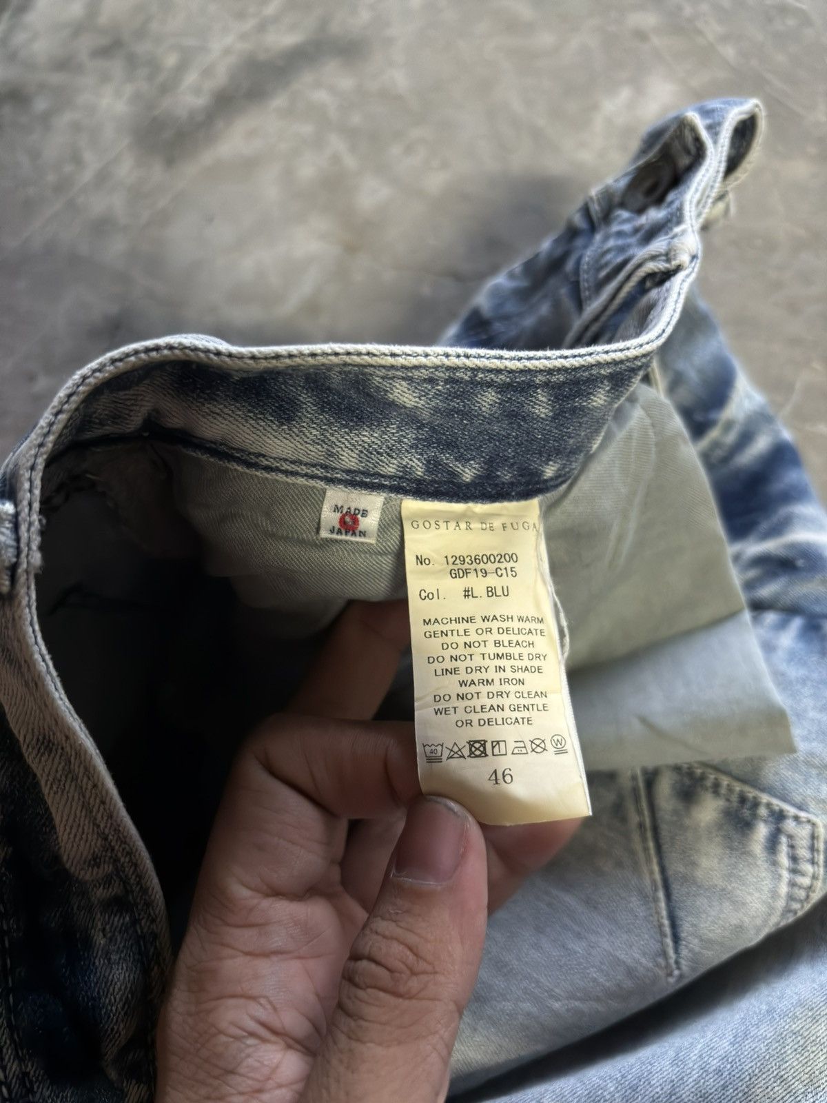 GOSTAR DE FUGA GOSTAR DE FUGA skinny slim distressed japanese jeans punk Size US 33 - 7 Thumbnail