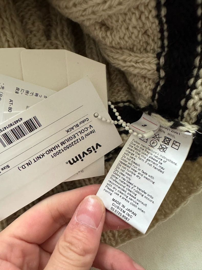 Visvim VisvimVISVIM Hand Knit V Collegium Sweater-2504 Size US M / EU 48-50 / 2 - 3 Thumbnail