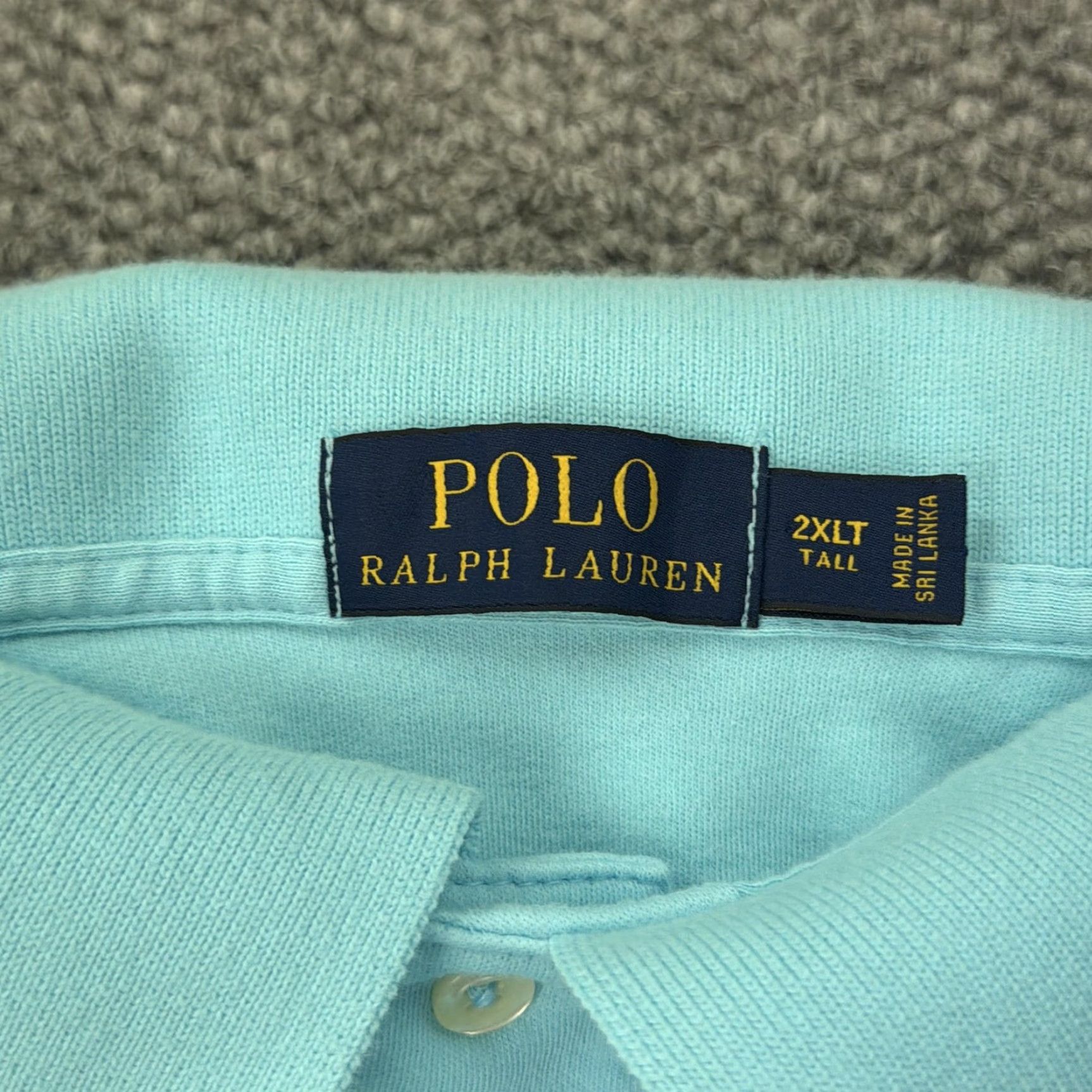 Polo Ralph Lauren Polo Ralph Lauren Polo Shirt Mens 2XLT Blue Big Tall Knit Pony Logo Casual Size US XXL / EU 58 / 5 - 4 Thumbnail