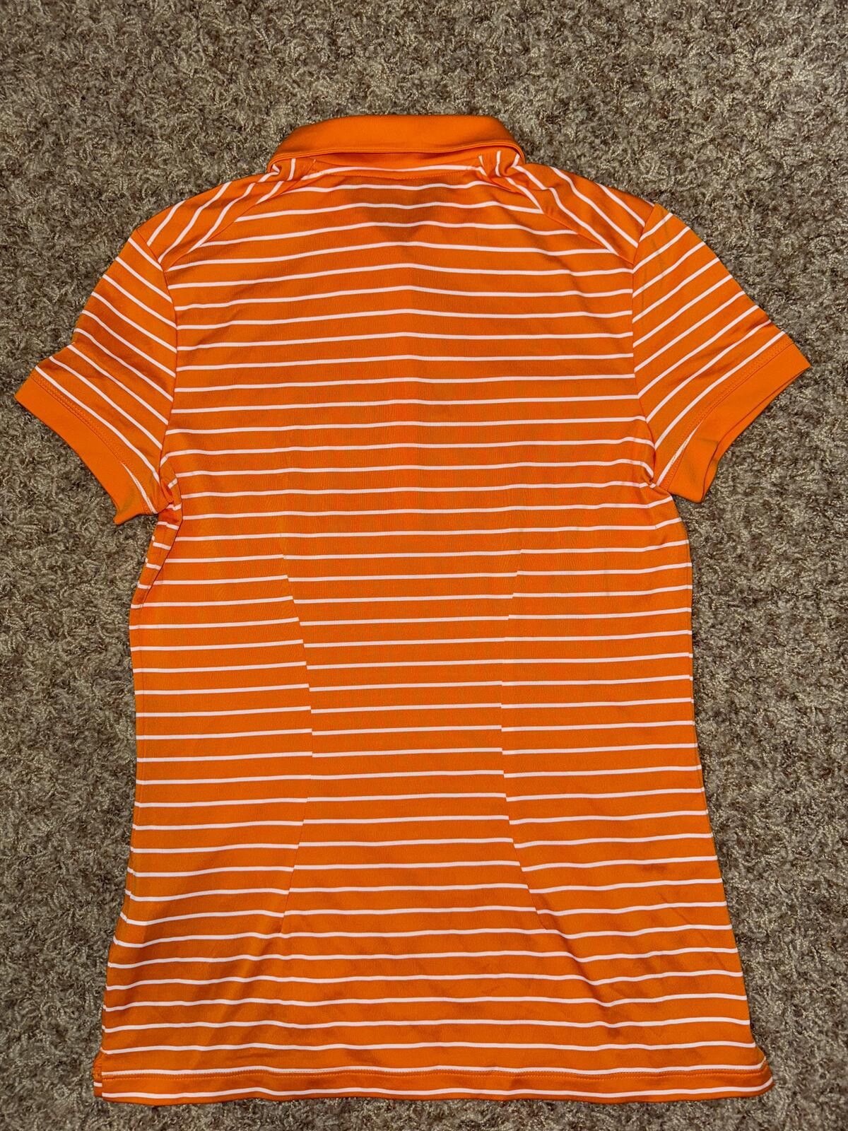 Nike Nike Golf Womens Dri Fit Stripe Polo Shirt Sample Size S / US 4 / IT 40 - 2 Thumbnail