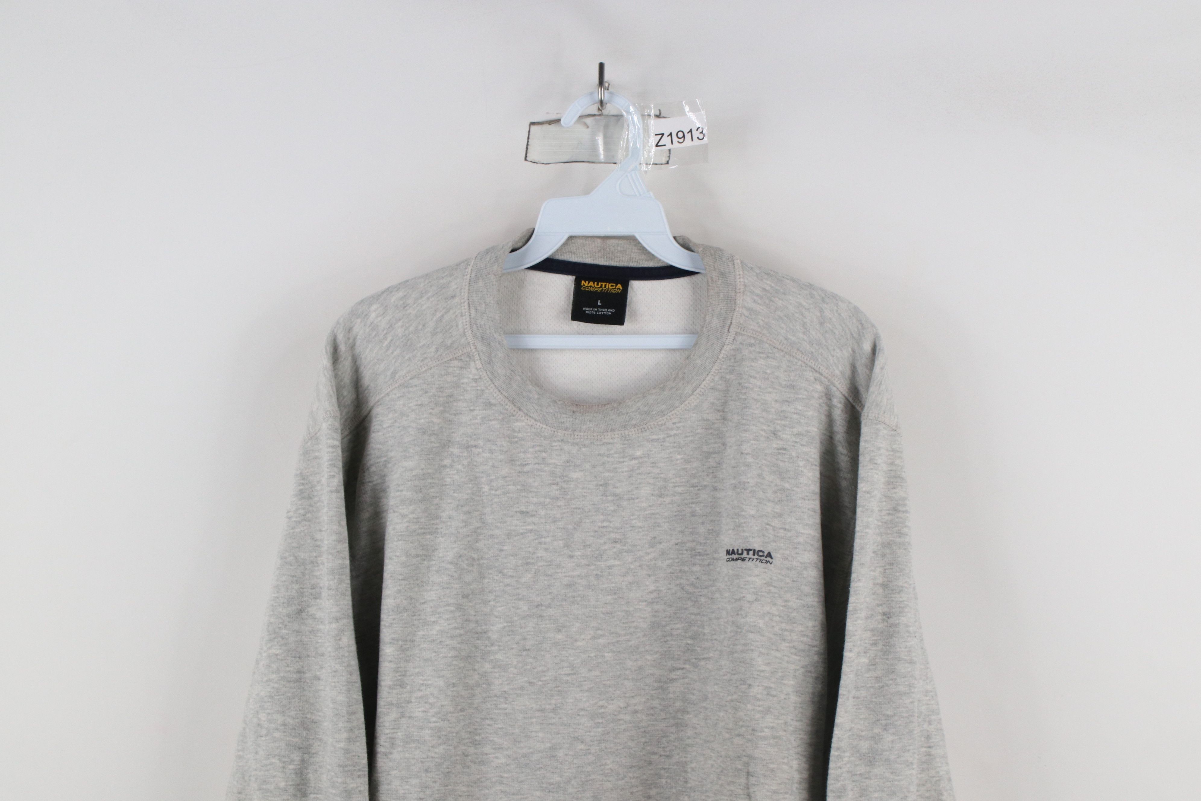 Nautica × Vintage Vintage 90s Nautica Competition Knit Long Sleeve T-Shirt Size US L / EU 52-54 / 3 - 2 Thumbnail