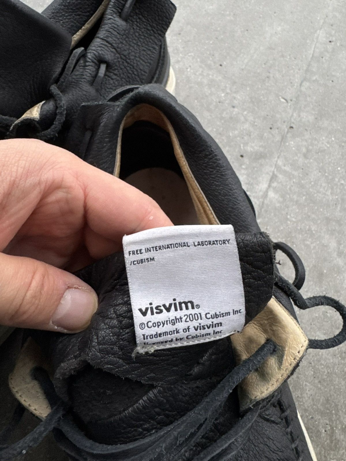 Visvim Visvim FBT Shaman-Folk Black leather sneakers rare japanese Size US 12 / EU 45 - 8 Thumbnail