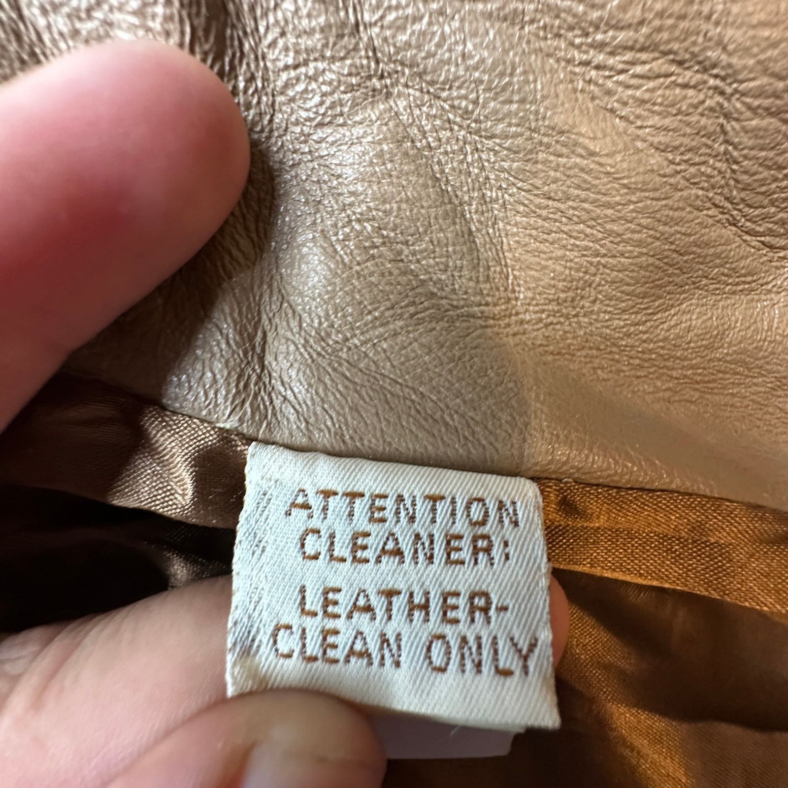 Other Vintage 70s New England Sportswear Leather Coat Womens 12 Size XL / US 12-14 / IT 48-50 - 9 Thumbnail
