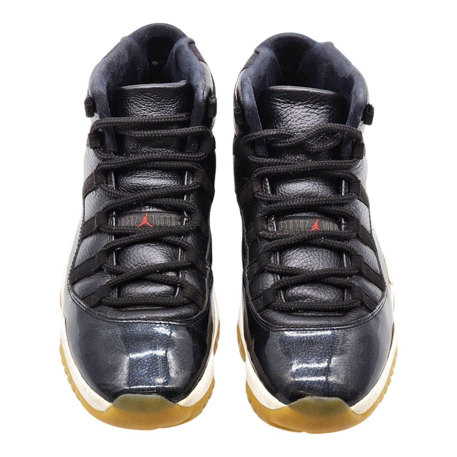 Jordan Brand Retro 11 OG Sneakers 378037-002 2015 Black US 10.5 Size US 10.5 / EU 43-44 - 4 Thumbnail