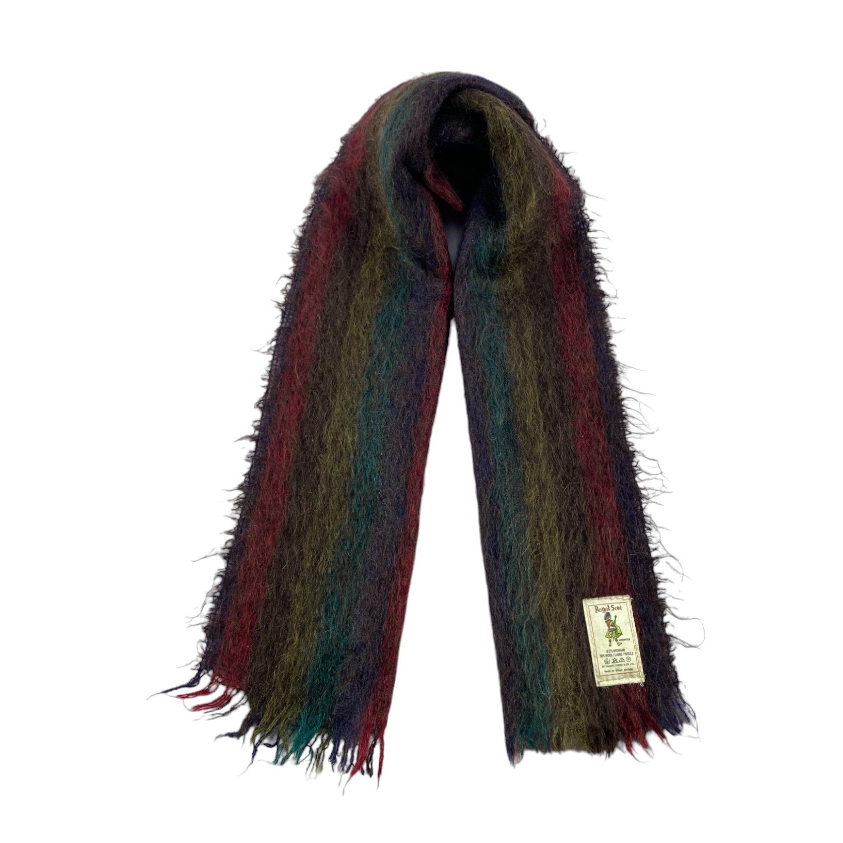 Vintage Royal Scot Mohair Scarf / Muffler / Neckwear - WW1975 Size ONE SIZE - 1 Thumbnail