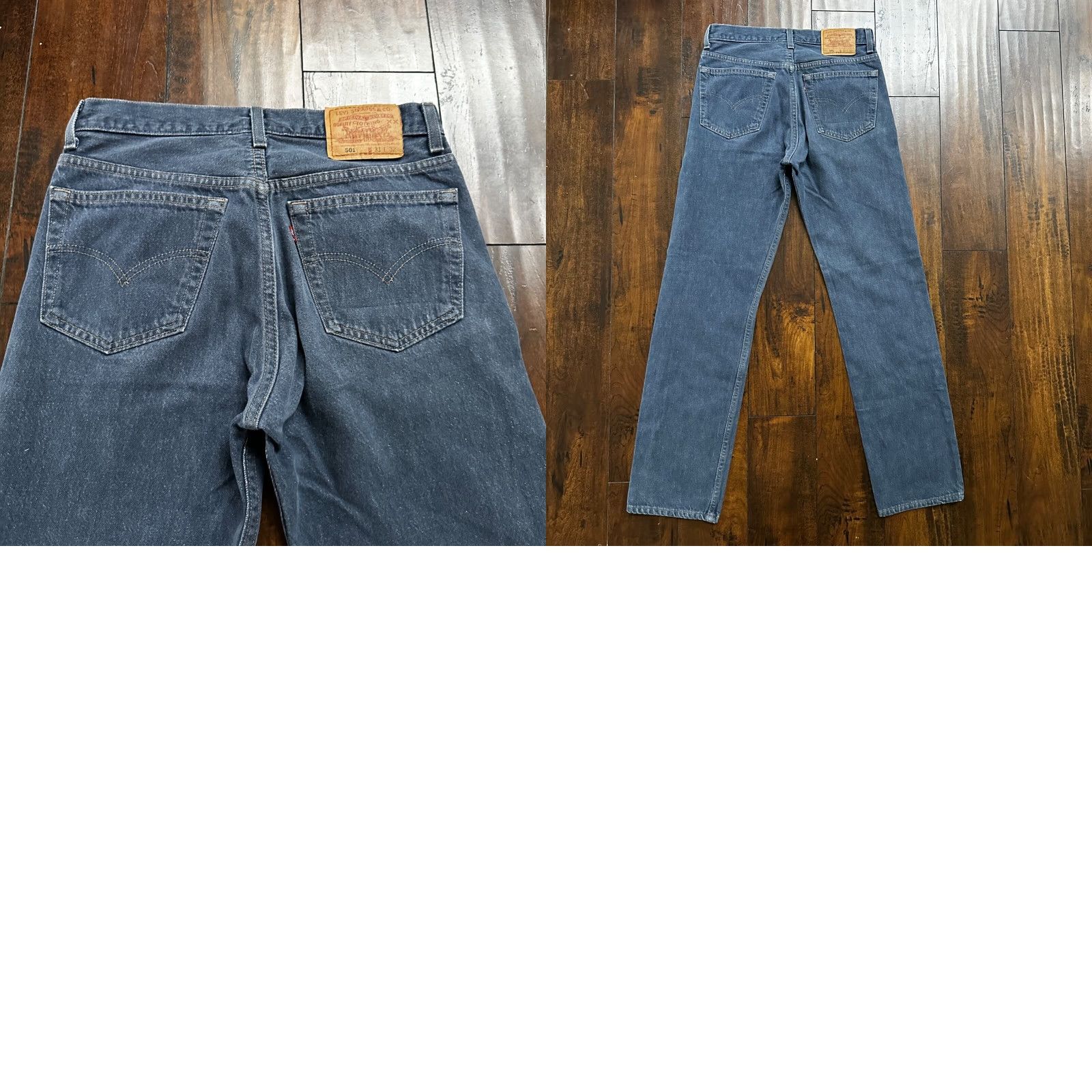 Levi's VINTAGE Levi's Jeans 501 90s Button Fly Straight Wash Blue 31x32 Mens Clothing 501 Series Size US 31 - 9 Thumbnail