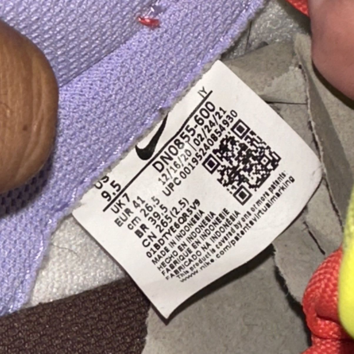 Nike Size 9.5W (8M) - Nike Dunk Low Sunset Pulse (DN0855-600) Size US 9.5 / IT 39.5 - 6 Thumbnail