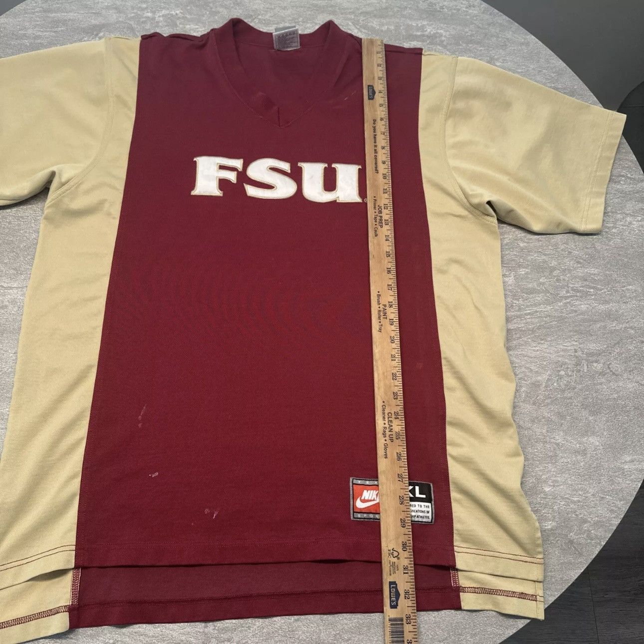 Nike × Vintage Vintage Nike Florida State Seminoles Warm Up Shooting Shirt Size US XL / EU 56 / 4 - 10 Thumbnail
