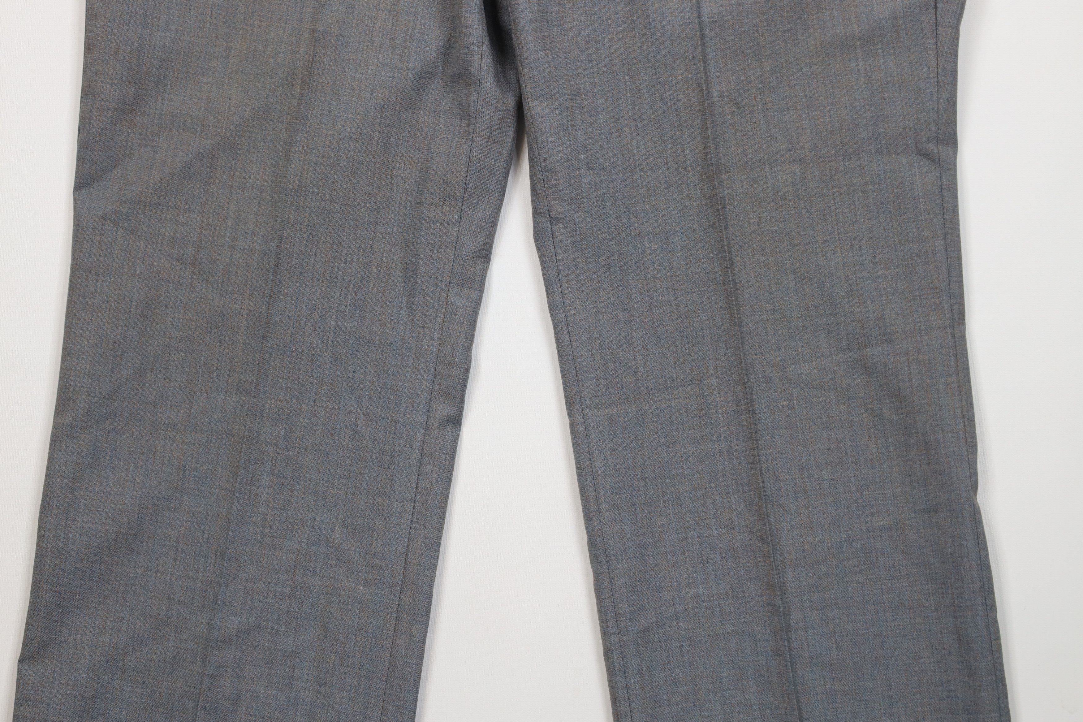 Vintage Vintage 70s Streetwear Wool Blend Wide Leg Chino Pants USA Size US 38 / EU 54 - 3 Thumbnail