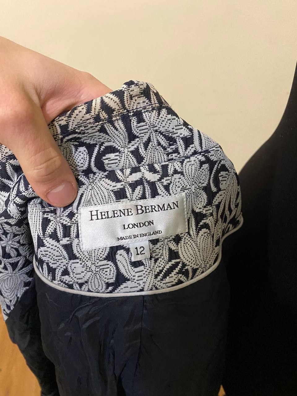 Other Helene Berman London bomber jacket black and white pattern Size XL / US 12-14 / IT 48-50 - 9 Thumbnail