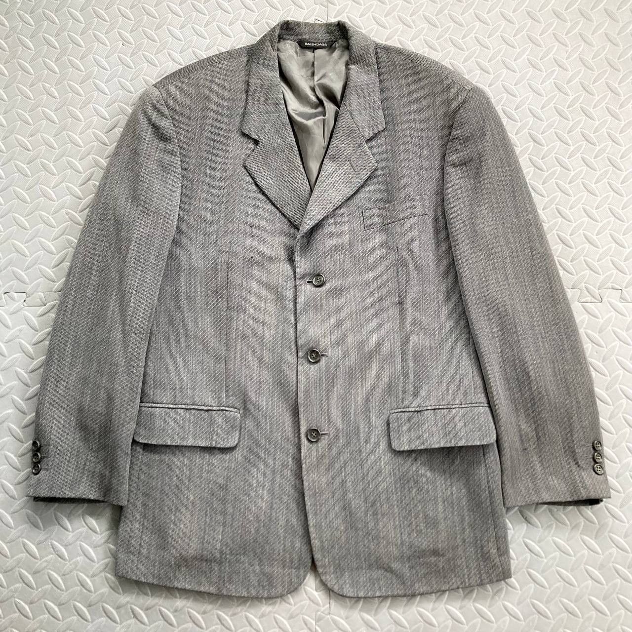 Balenciaga Tailored Wool Suit Jacket Size 40R - 1 Thumbnail