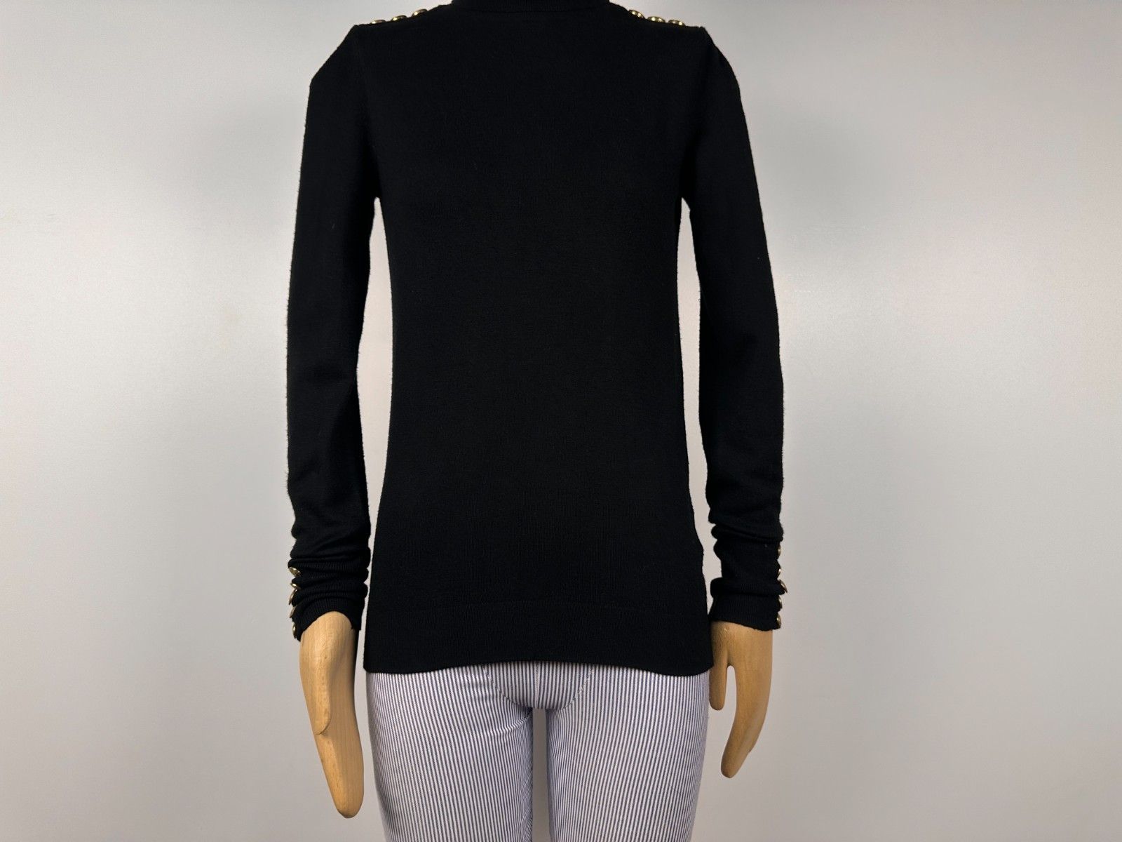 Other Holland Cooper Roll Neck Brown Black Pullover Jumper Sweater Size XS / US 0-2 / IT 36-38 - 4 Thumbnail