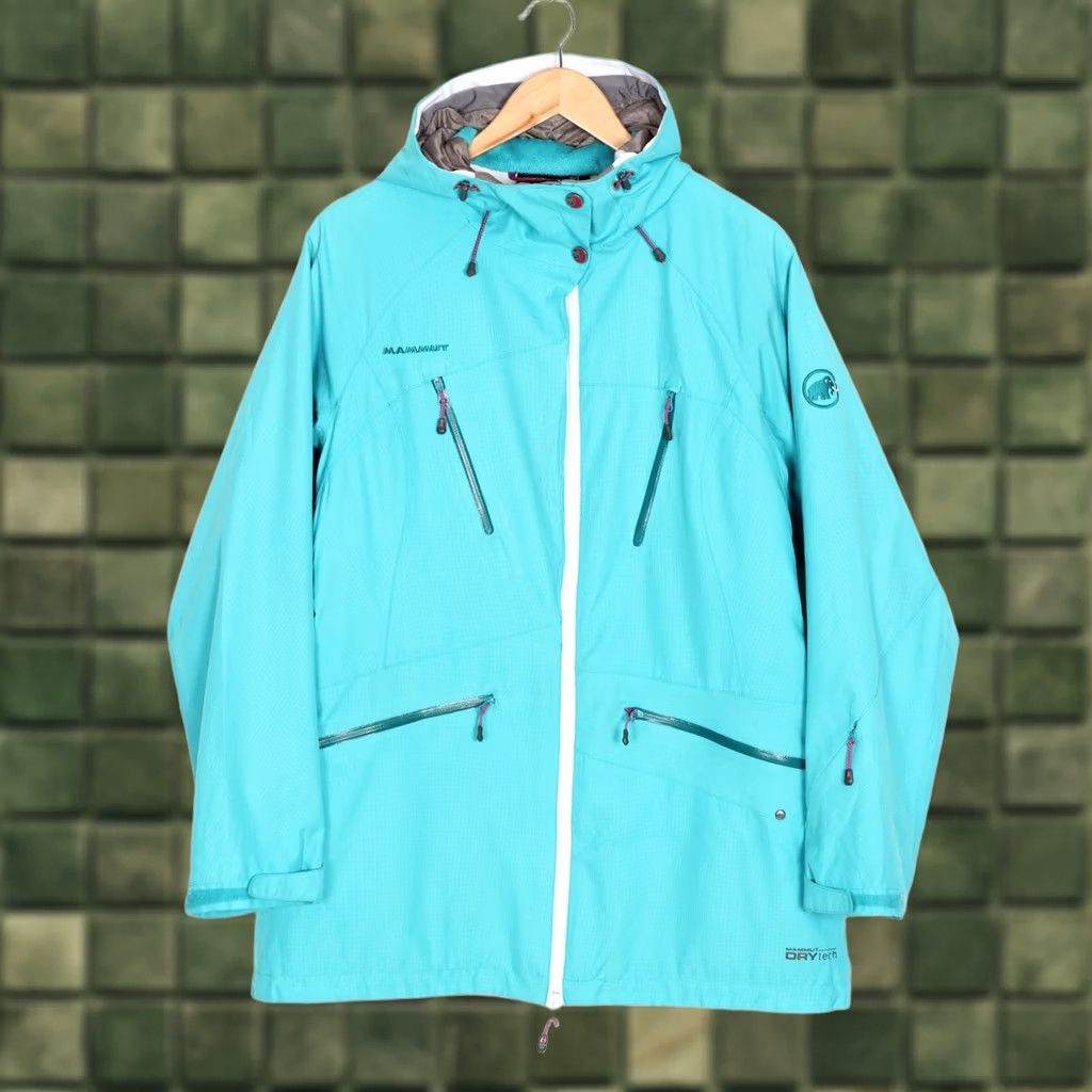 Mammut MAMMUT Ski Jacket Women Hooded Waterproof Insulated L Blue MJ6099 (Regular) Size L / US 10 / IT 46 - 1 Thumbnail