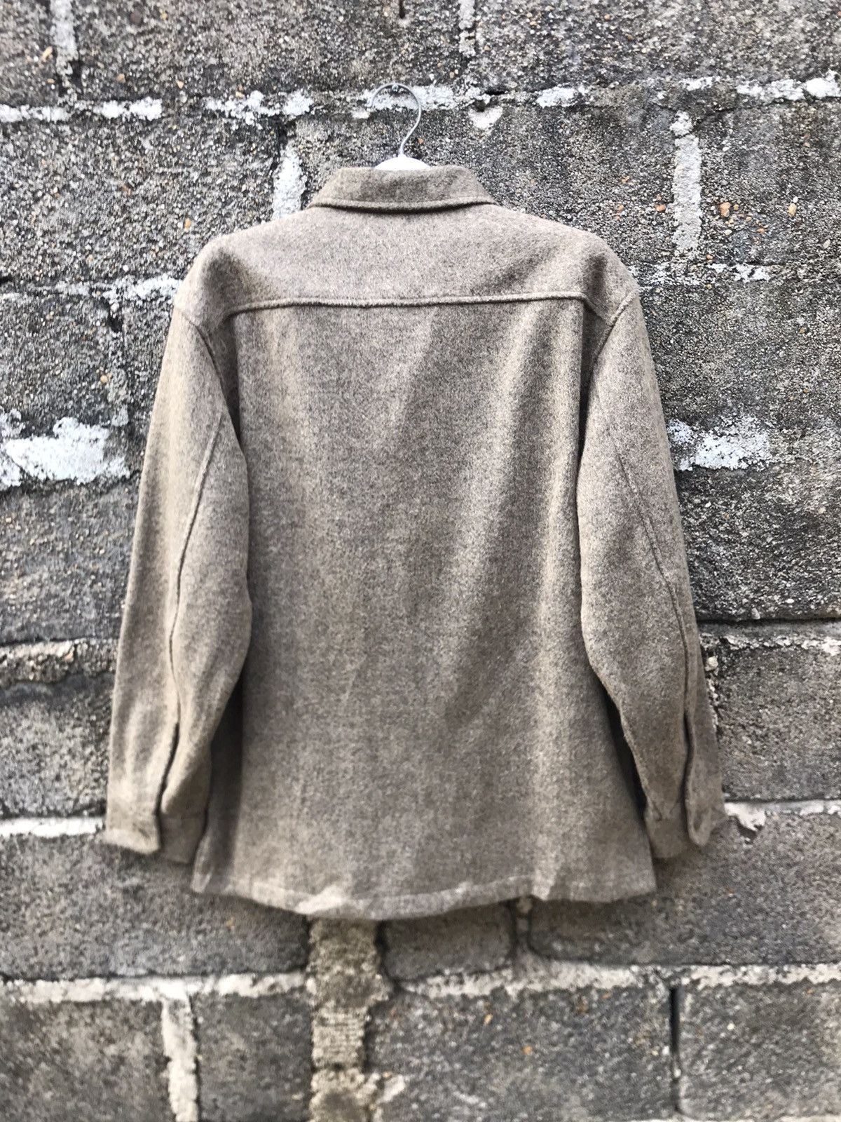Lemaire × Uniqlo ⚡️Christopher Lemaire Uniqlo Wool Button Chore Shirt Jacket Size US S / EU 44-46 / 1 - 12 Thumbnail