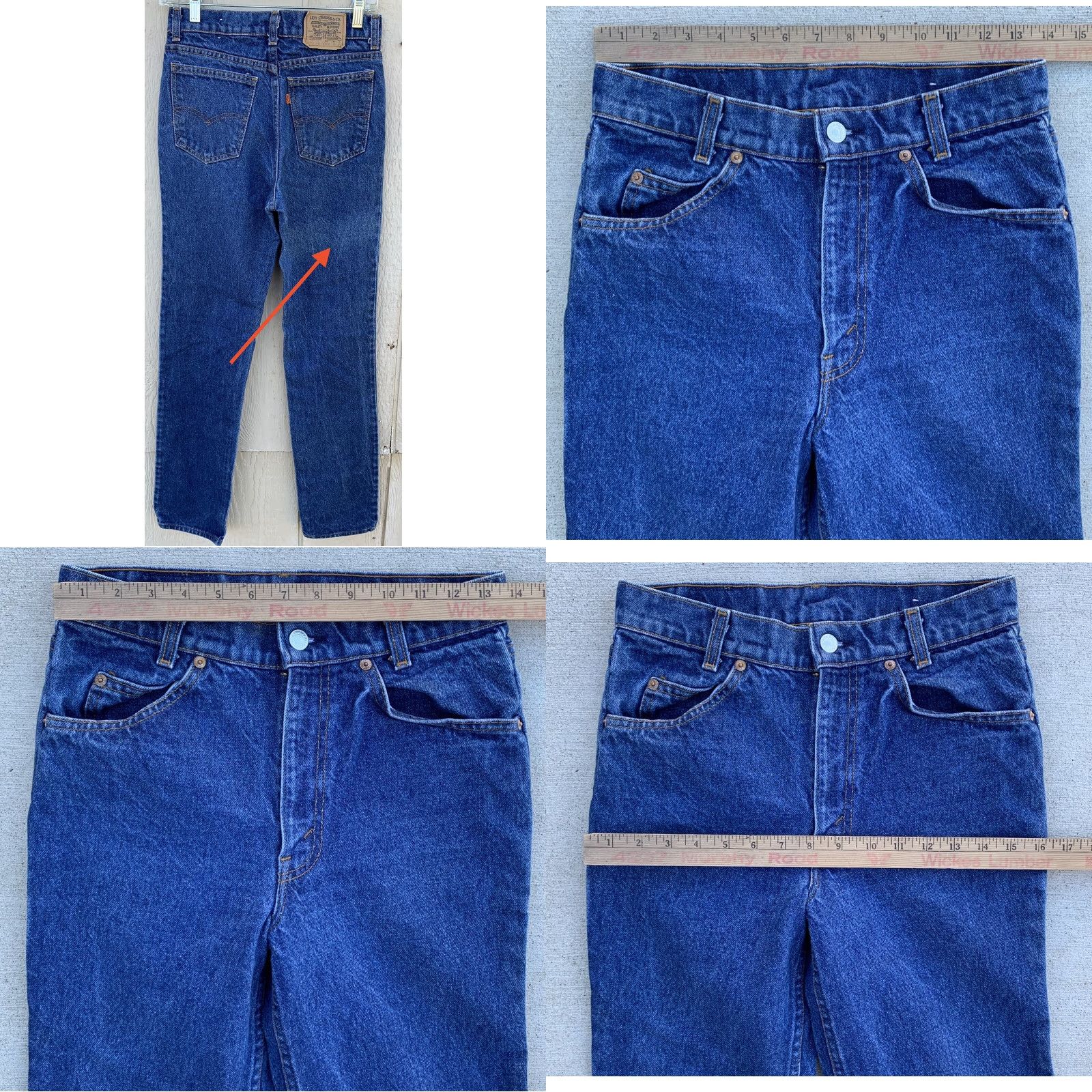 Levi's VINTAGE Levi’s 718 0216 Jeans Men 30 Regular USA Blue 5-Pocket Denim Cotton Inseam 33.5 in Rise 11 in Vintage Size US 30 / EU 46 - 11 Thumbnail