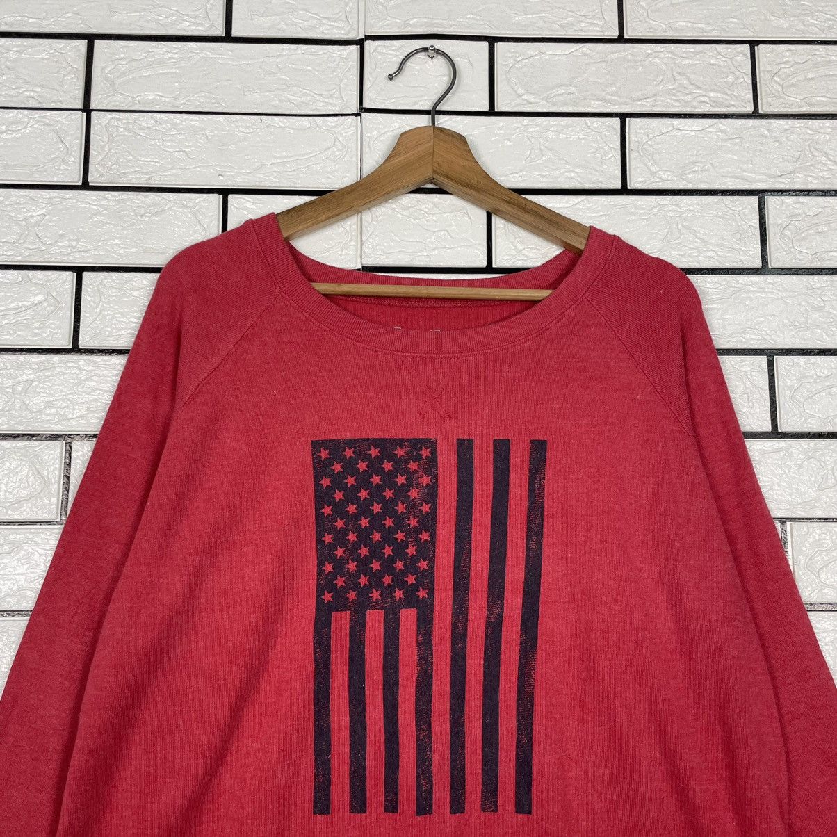 Eddie Bauer Eddie Bauer American Flag Women Sweatshirt Size XL / US 12-14 / IT 48-50 - 2 Thumbnail